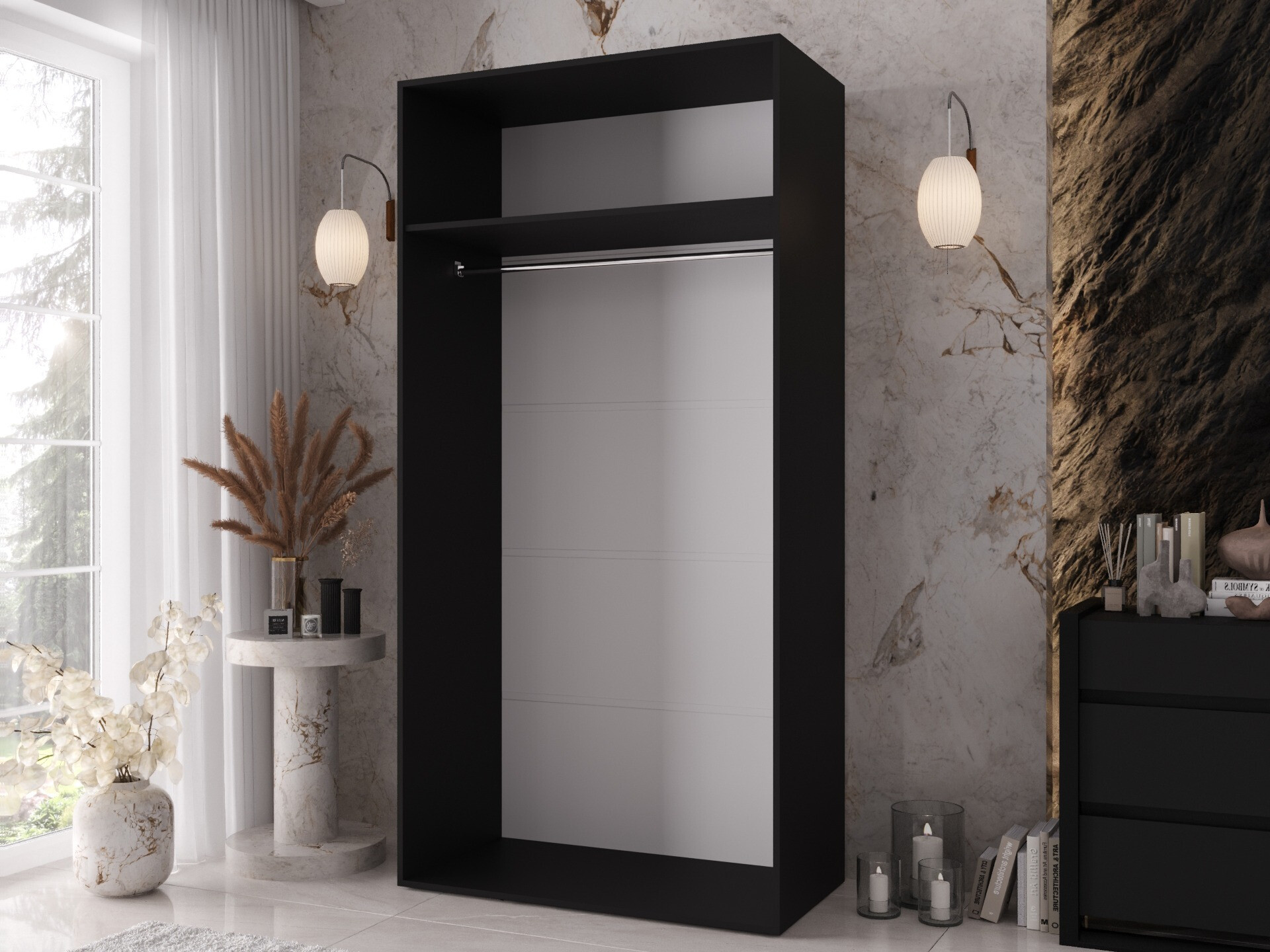 Armoire Hartford 639 (Noir)