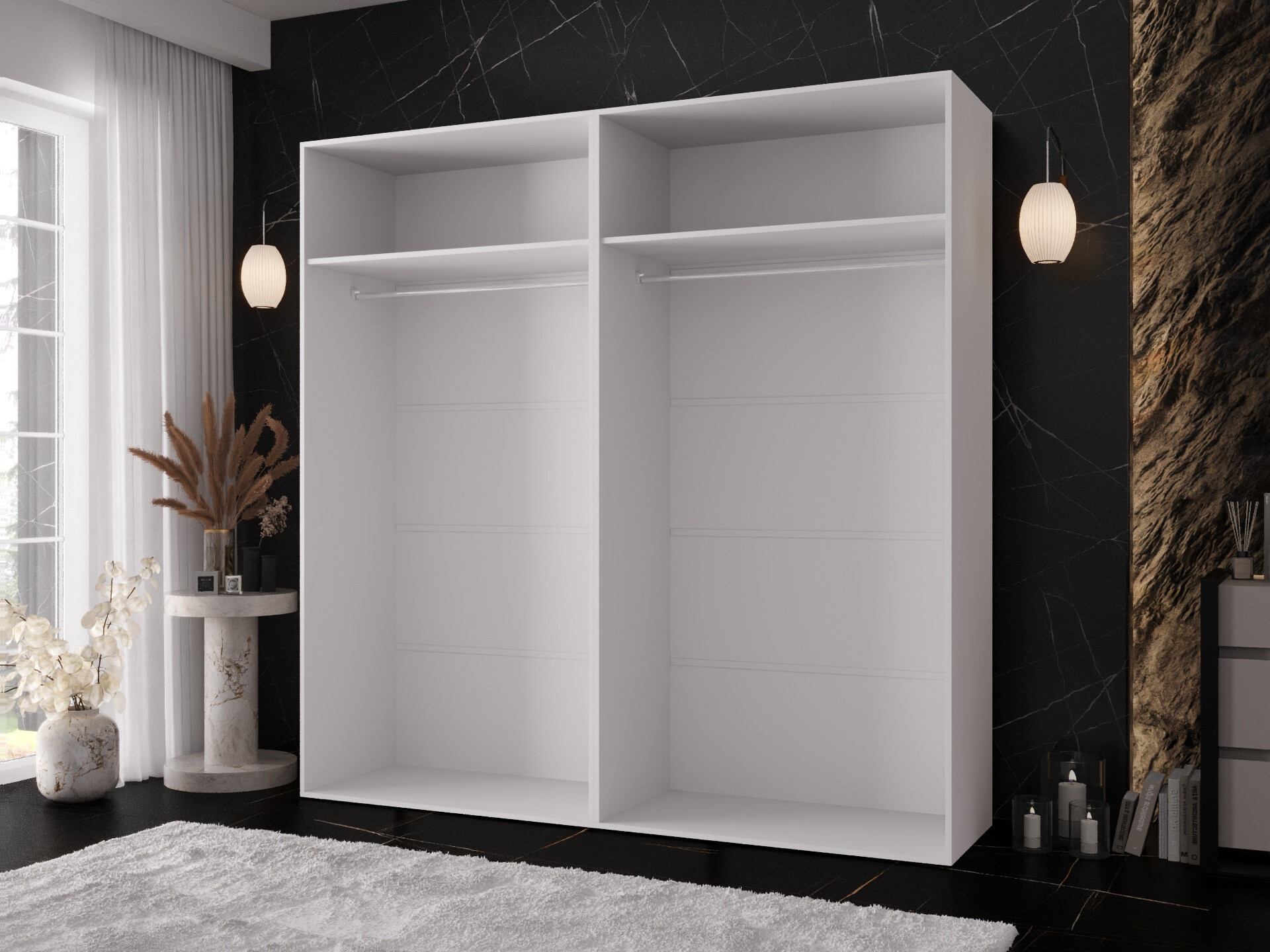 Armoire Hartford 640 (Blanc)