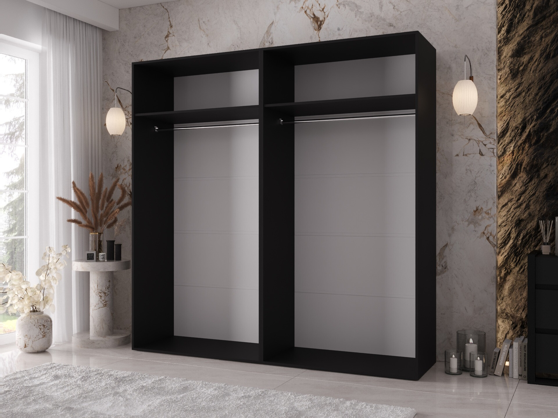 Armoire Hartford 640 (Noir)