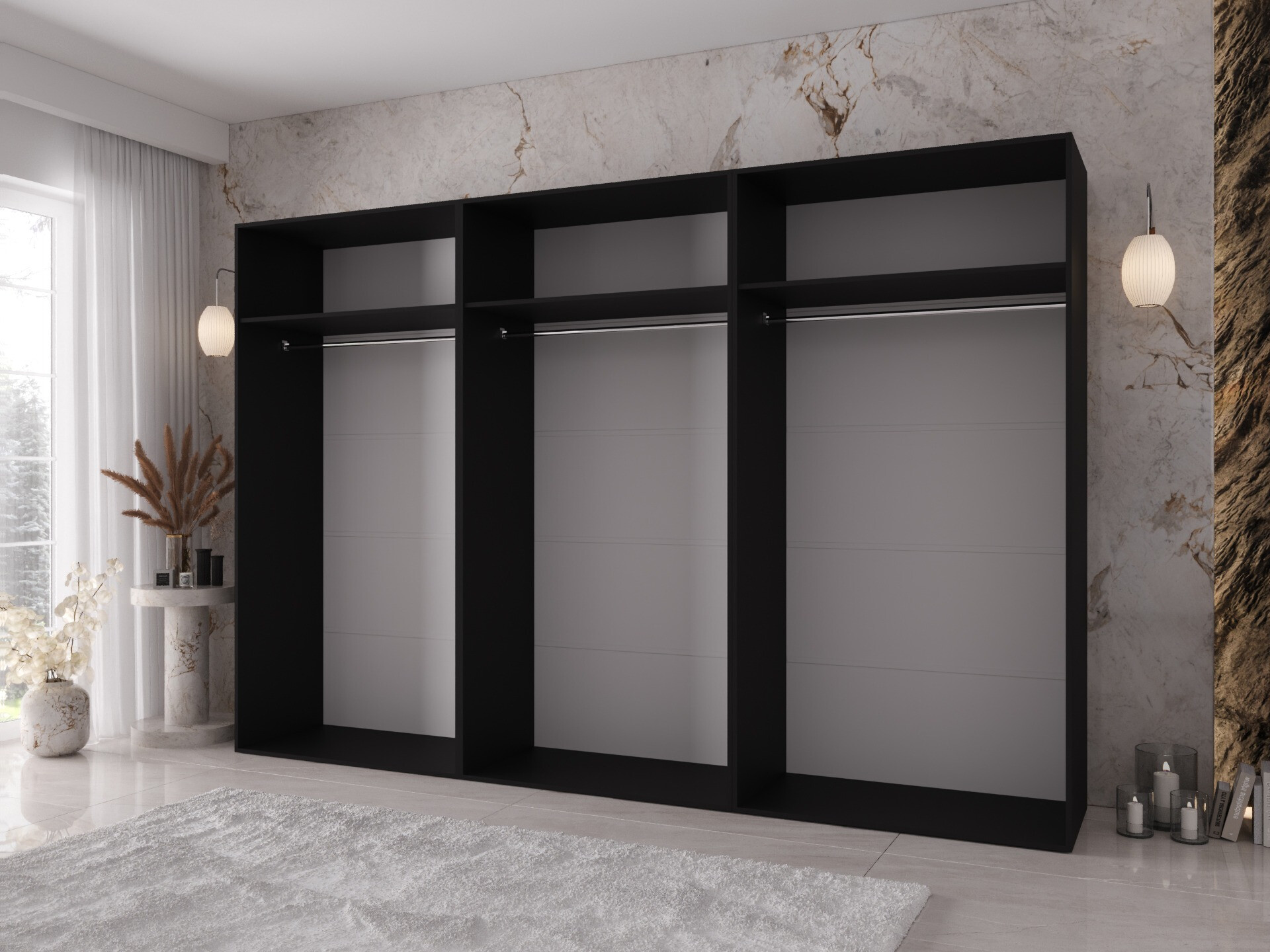 Armoire Hartford 642 (Noir)