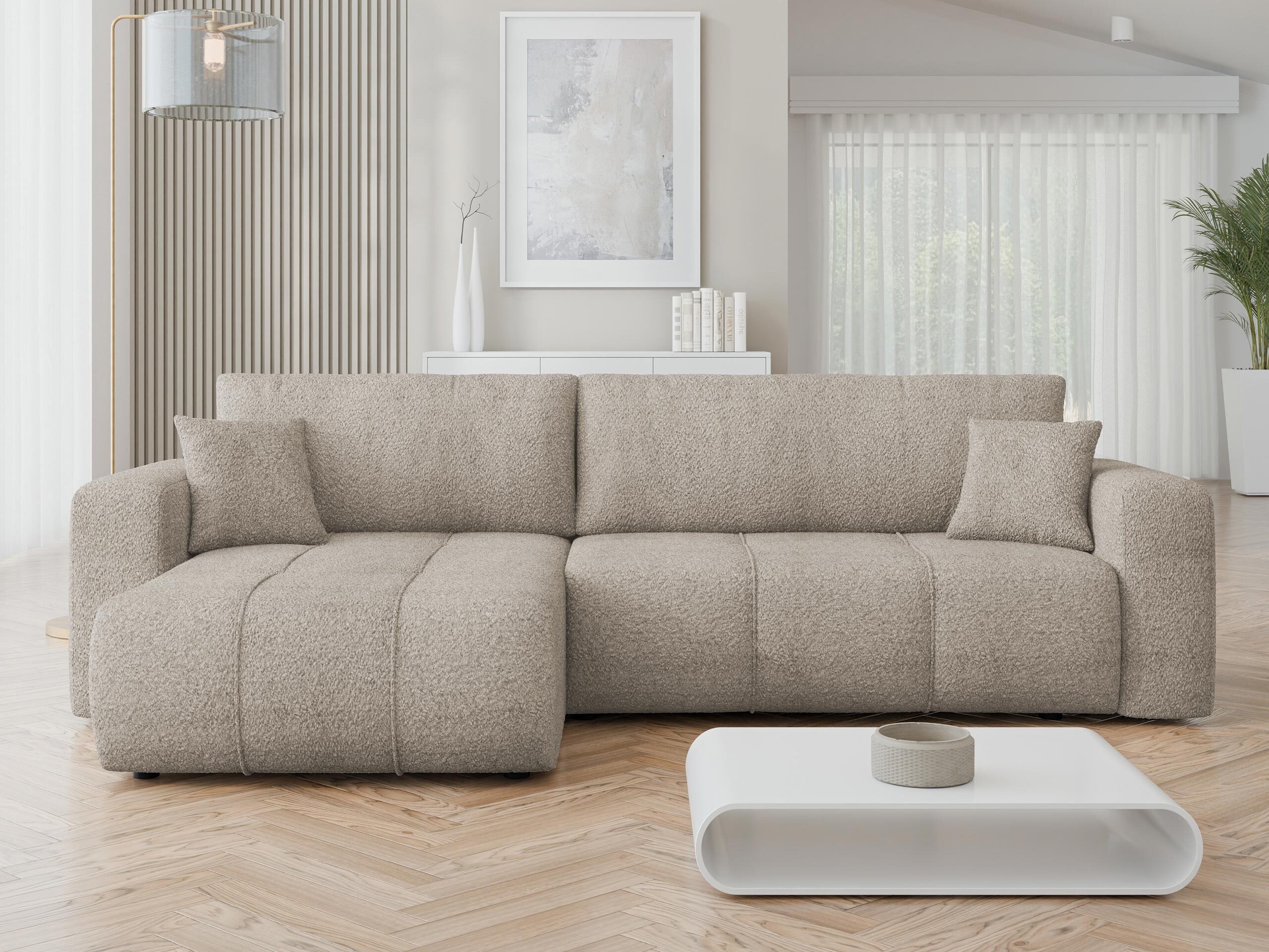 Canapé d'angle Comfivo Laurus I (Coral 50)