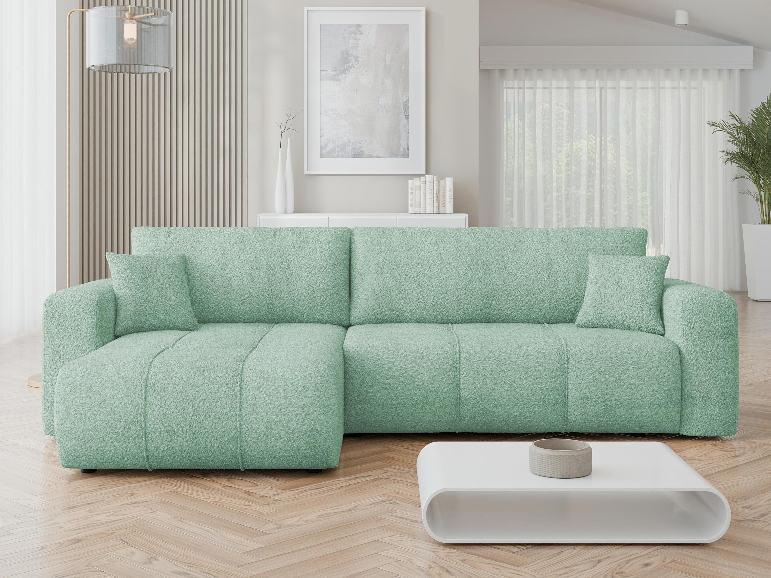 Canapé d'angle Comfivo Laurus I (Coral 55)