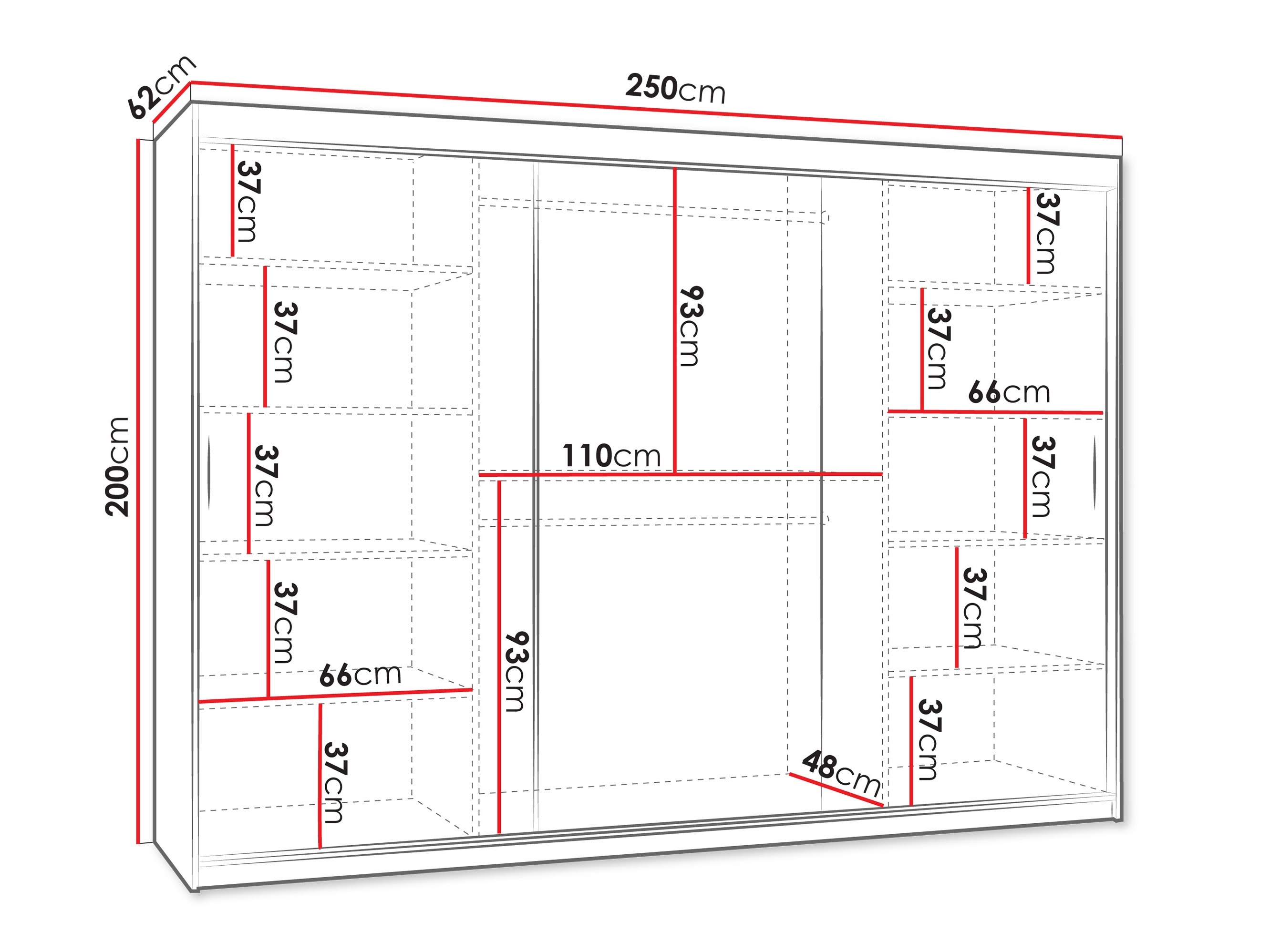 Armoire Hartford 497 (Cachemire)