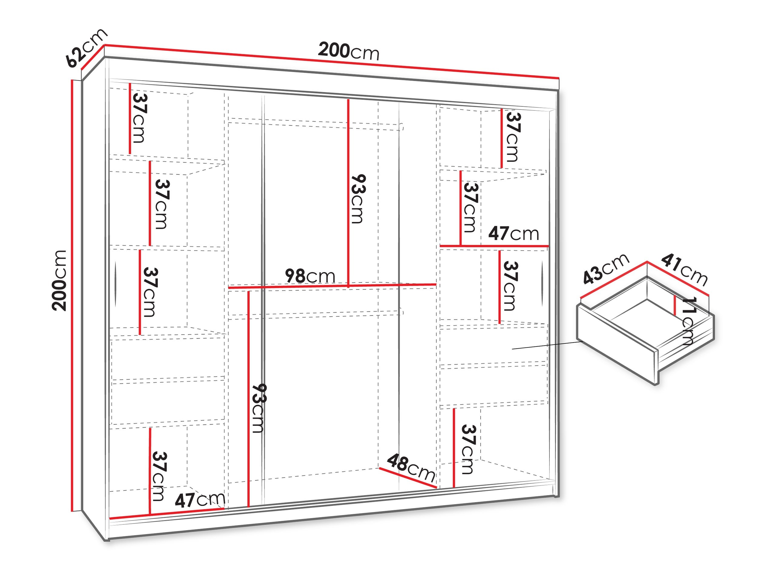 Armoire Hartford 499 (Blanc)