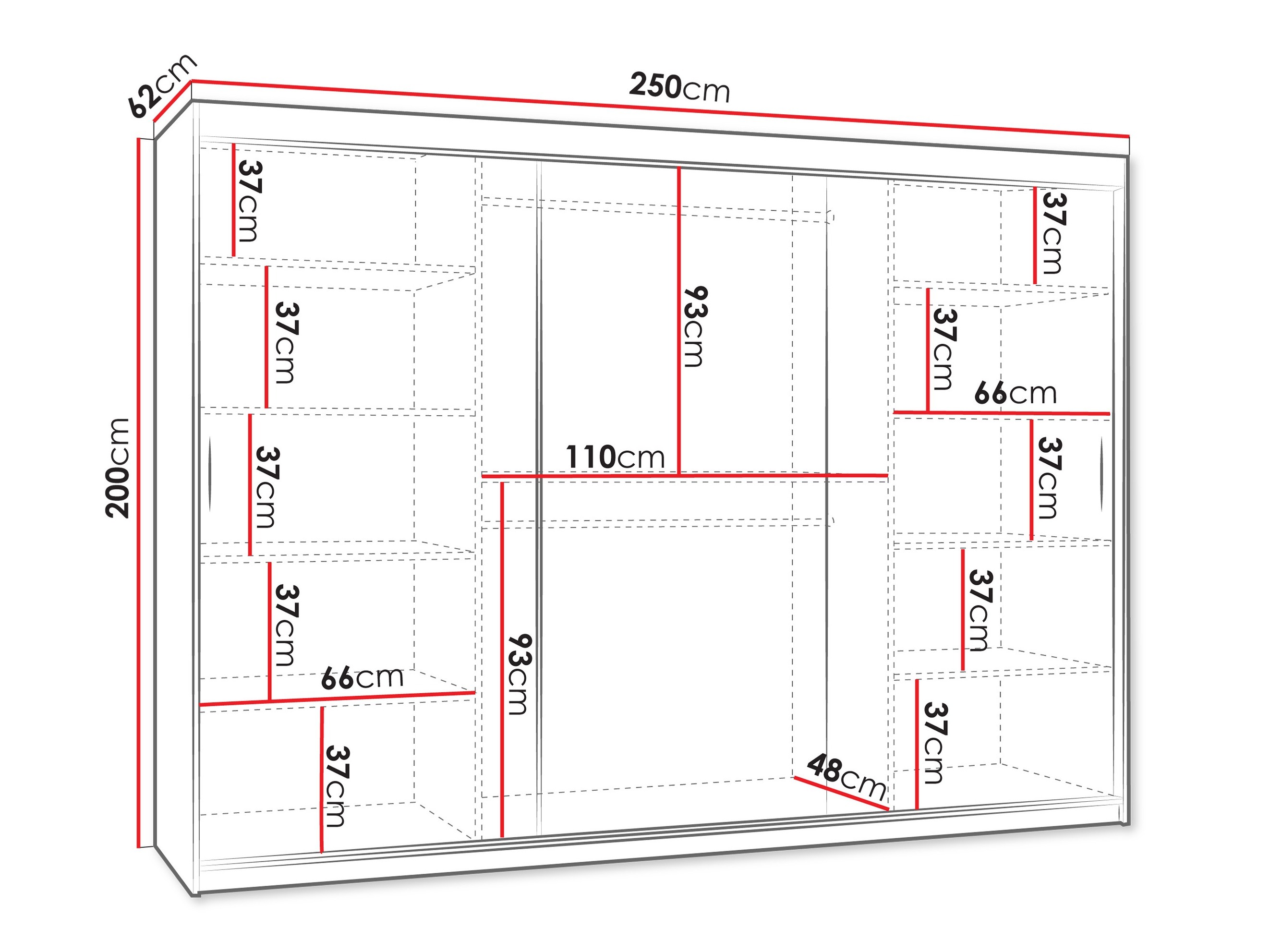 Armoire Hartford 508 (Noyer)