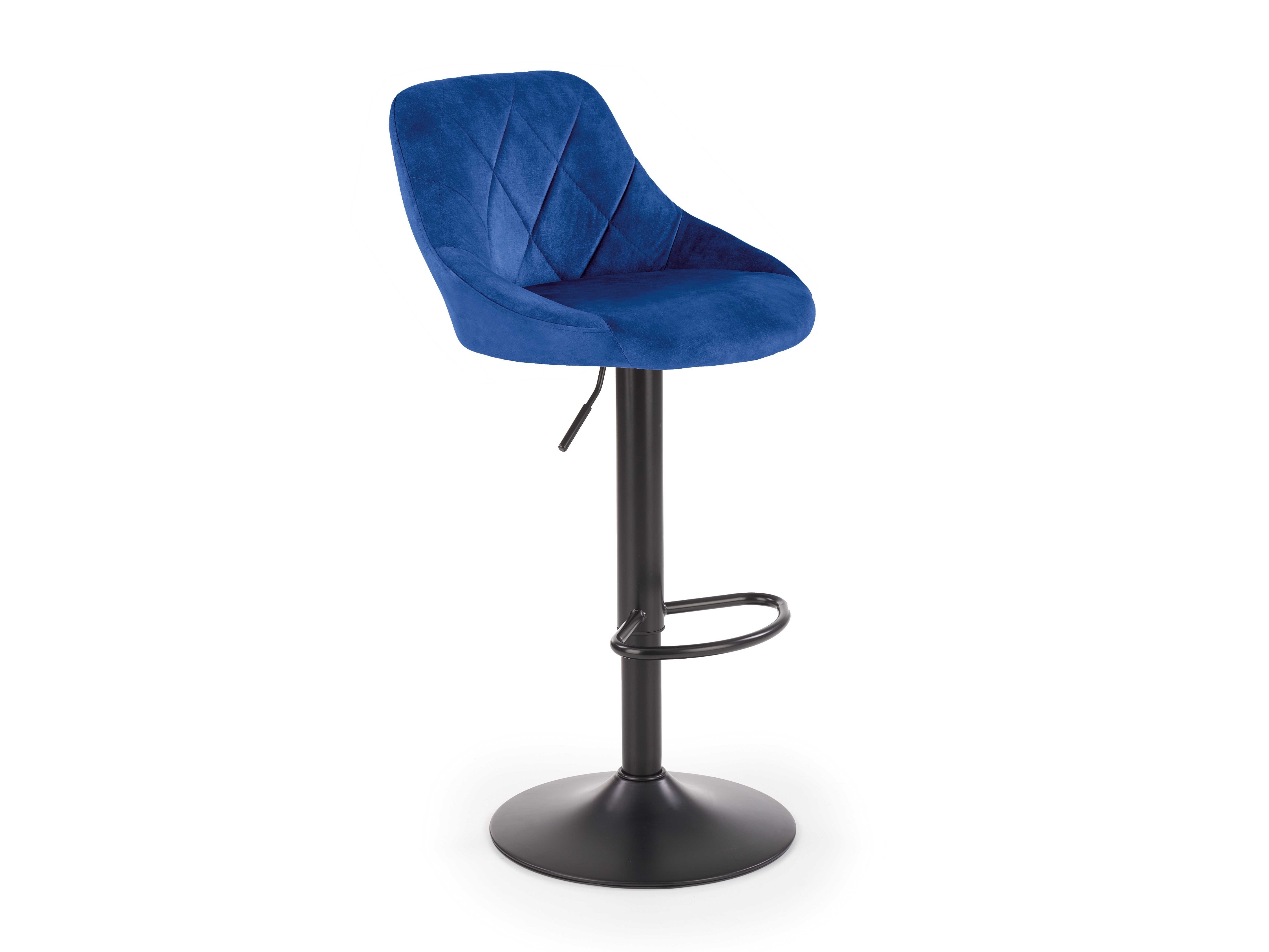 Chaise de bar mi-hauteur Houston 995 (Bleu foncé)