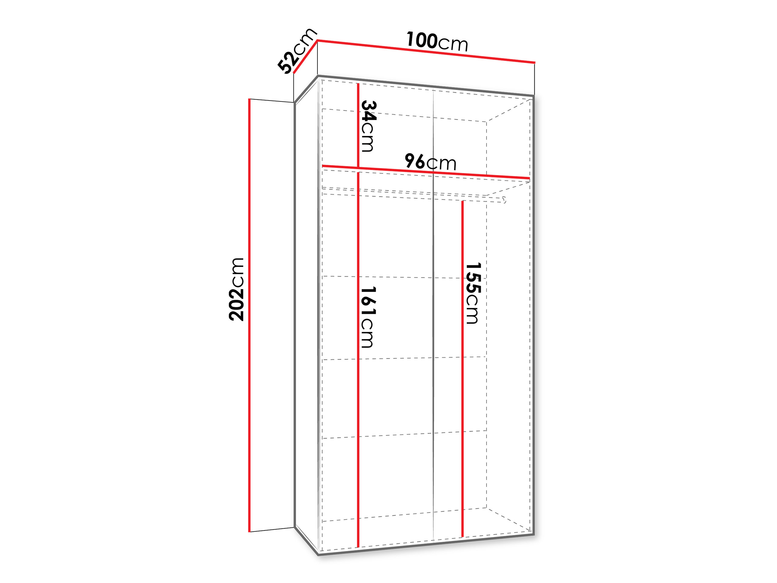 Armoire Hartford 594 (Noyer)