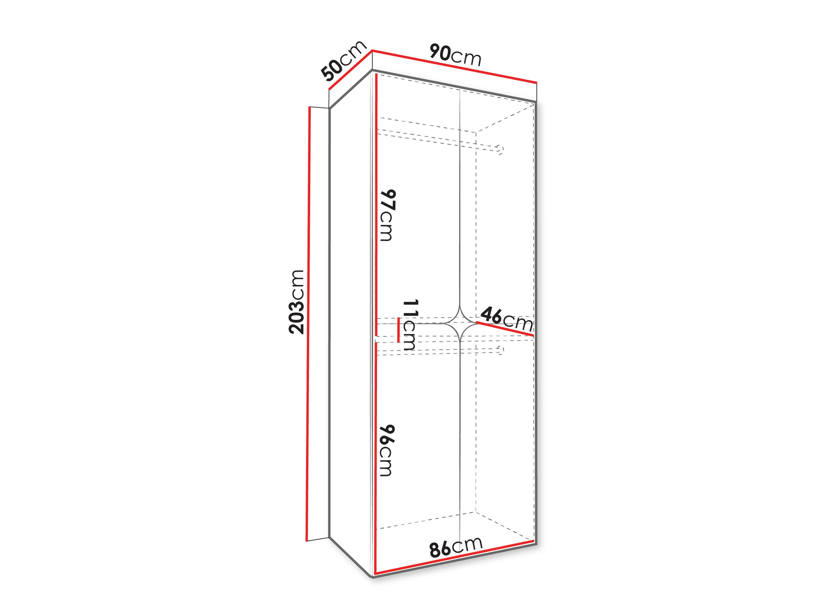 Armoire Hartford 645 (Noyer)