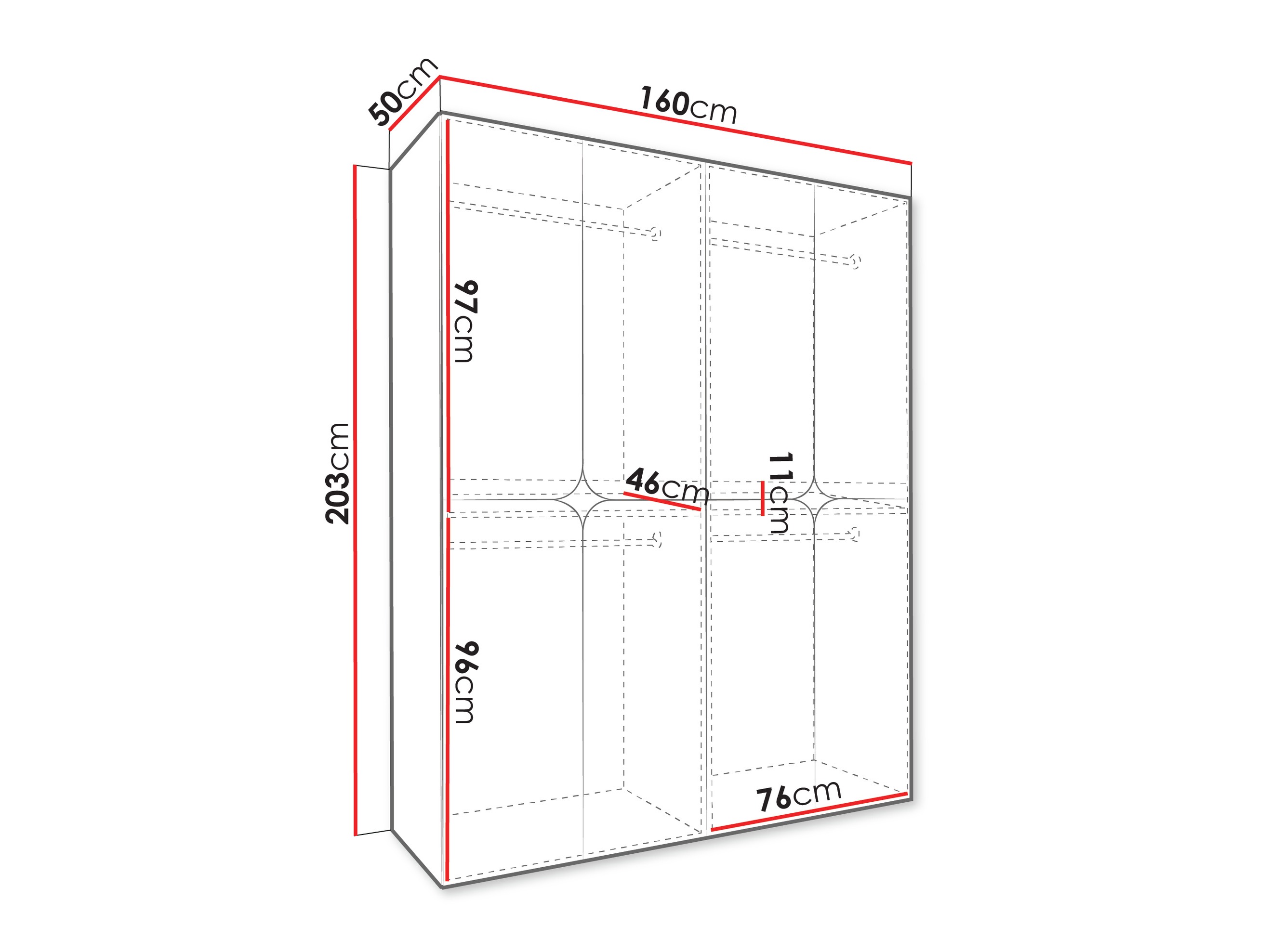 Armoire Hartford 646 (Cachemire)