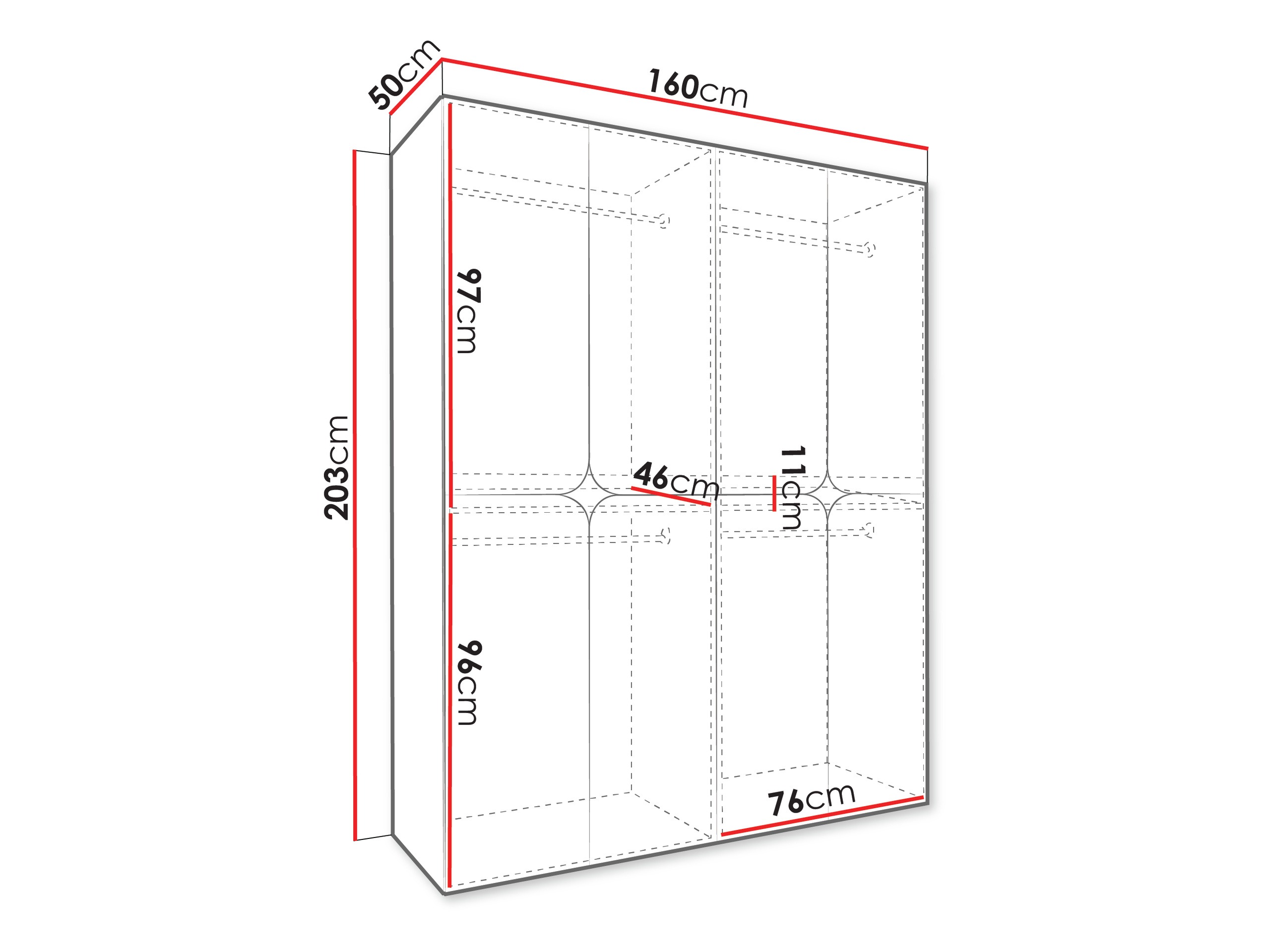 Armoire Hartford 646 (Noyer)