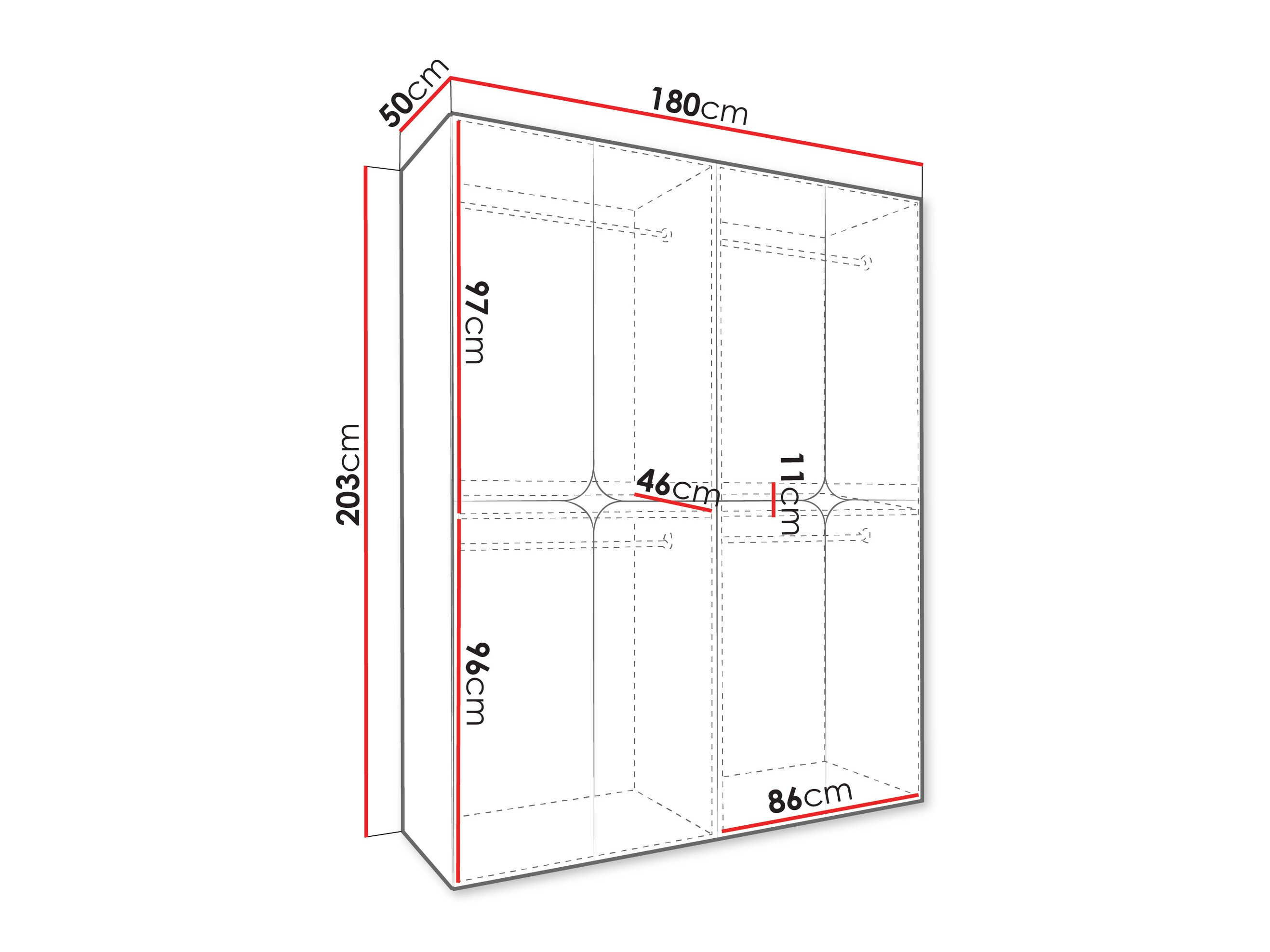 Armoire Hartford 647 (Noyer)
