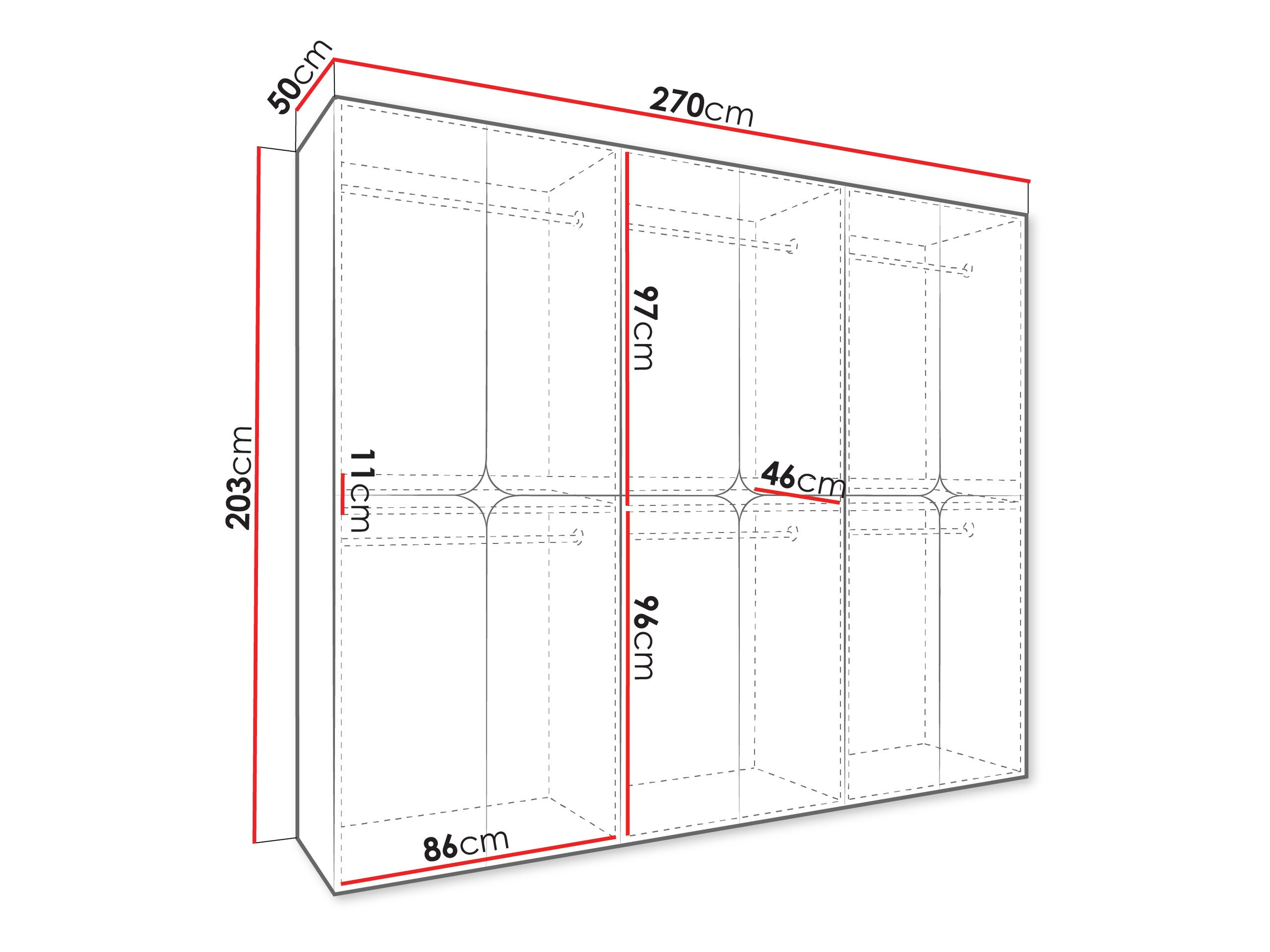 Armoire Hartford 649 (Cachemire)