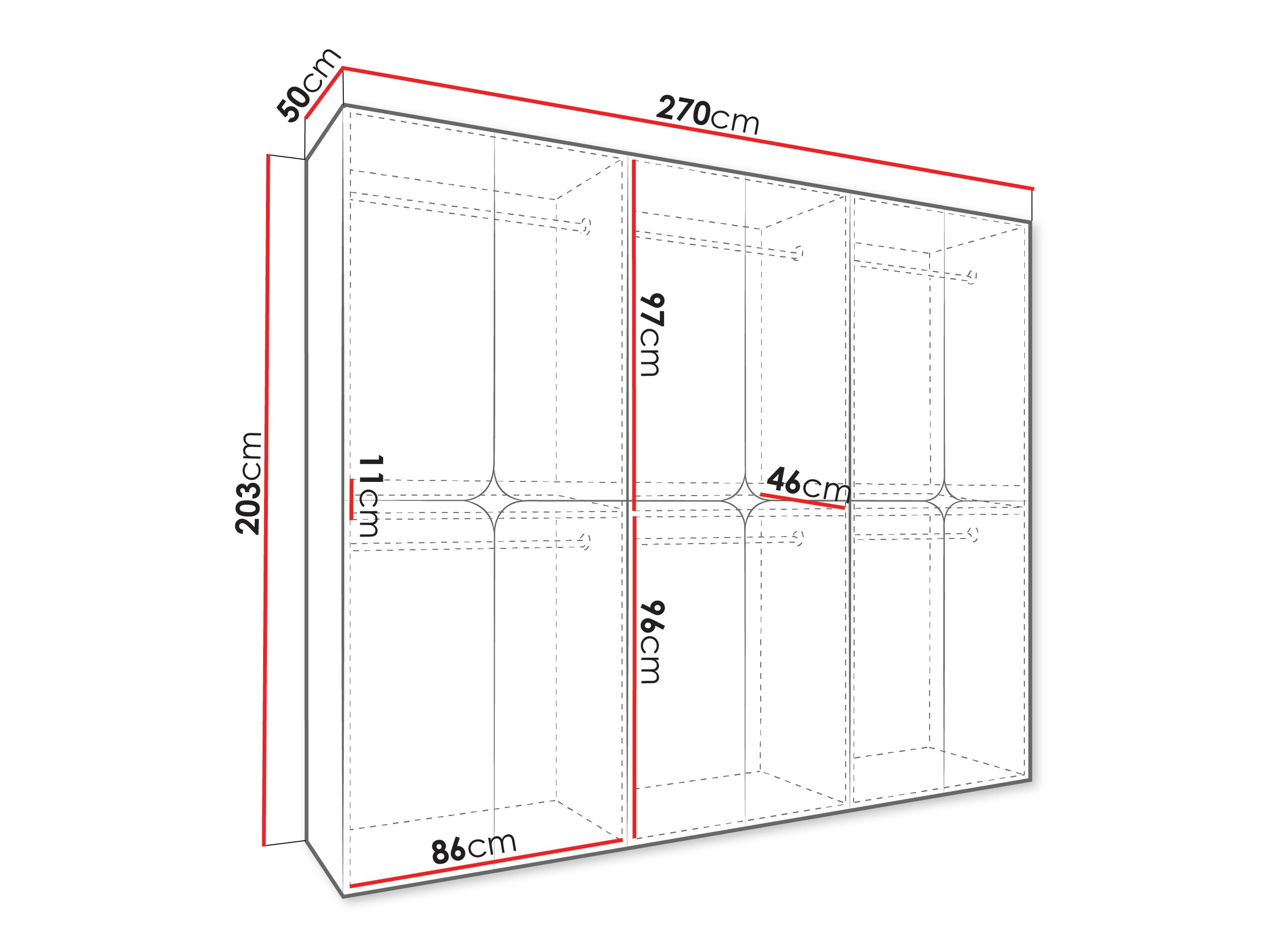Armoire Hartford 649 (Noyer)