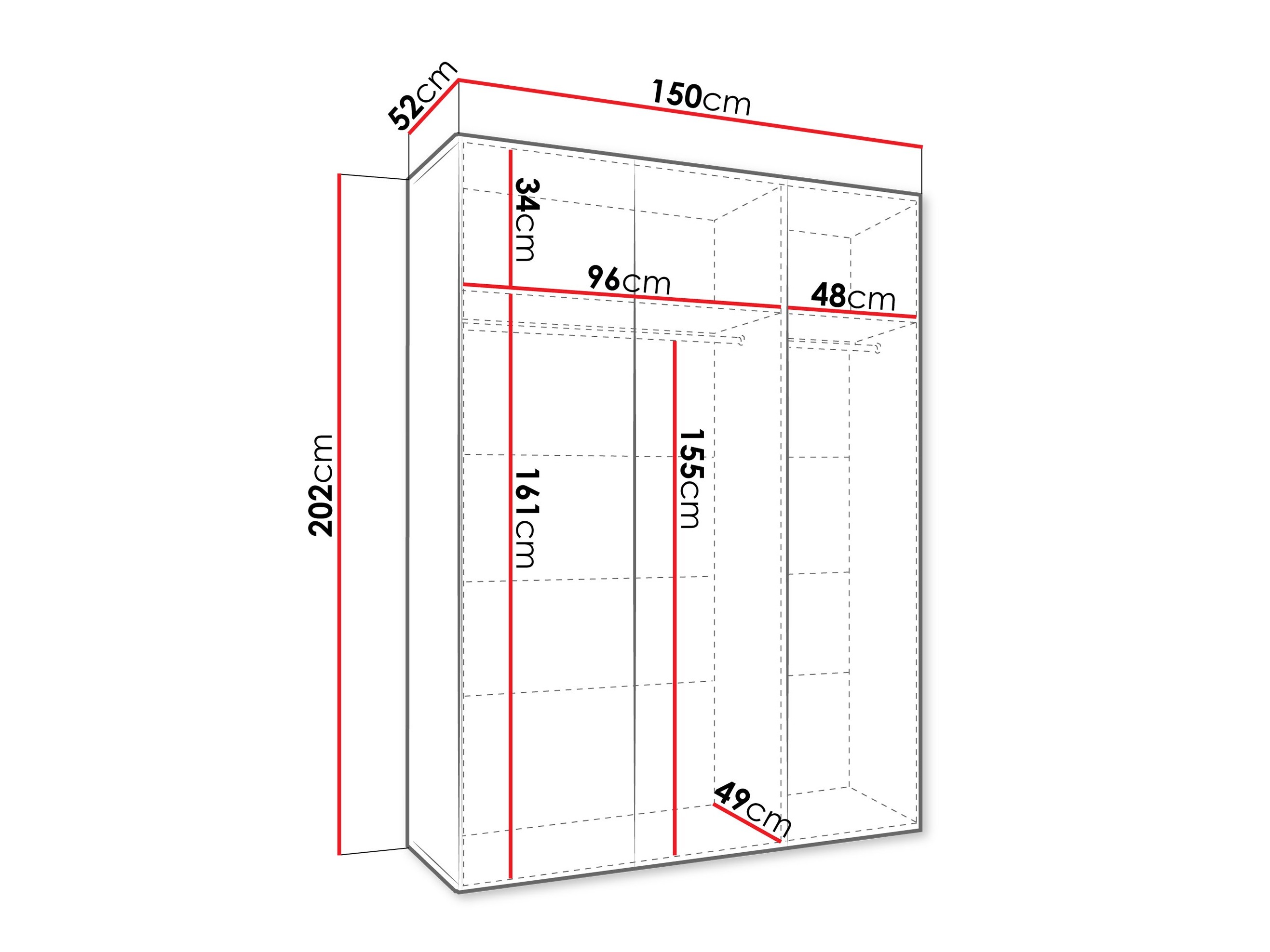 Armoire Hartford 614 (Noyer)