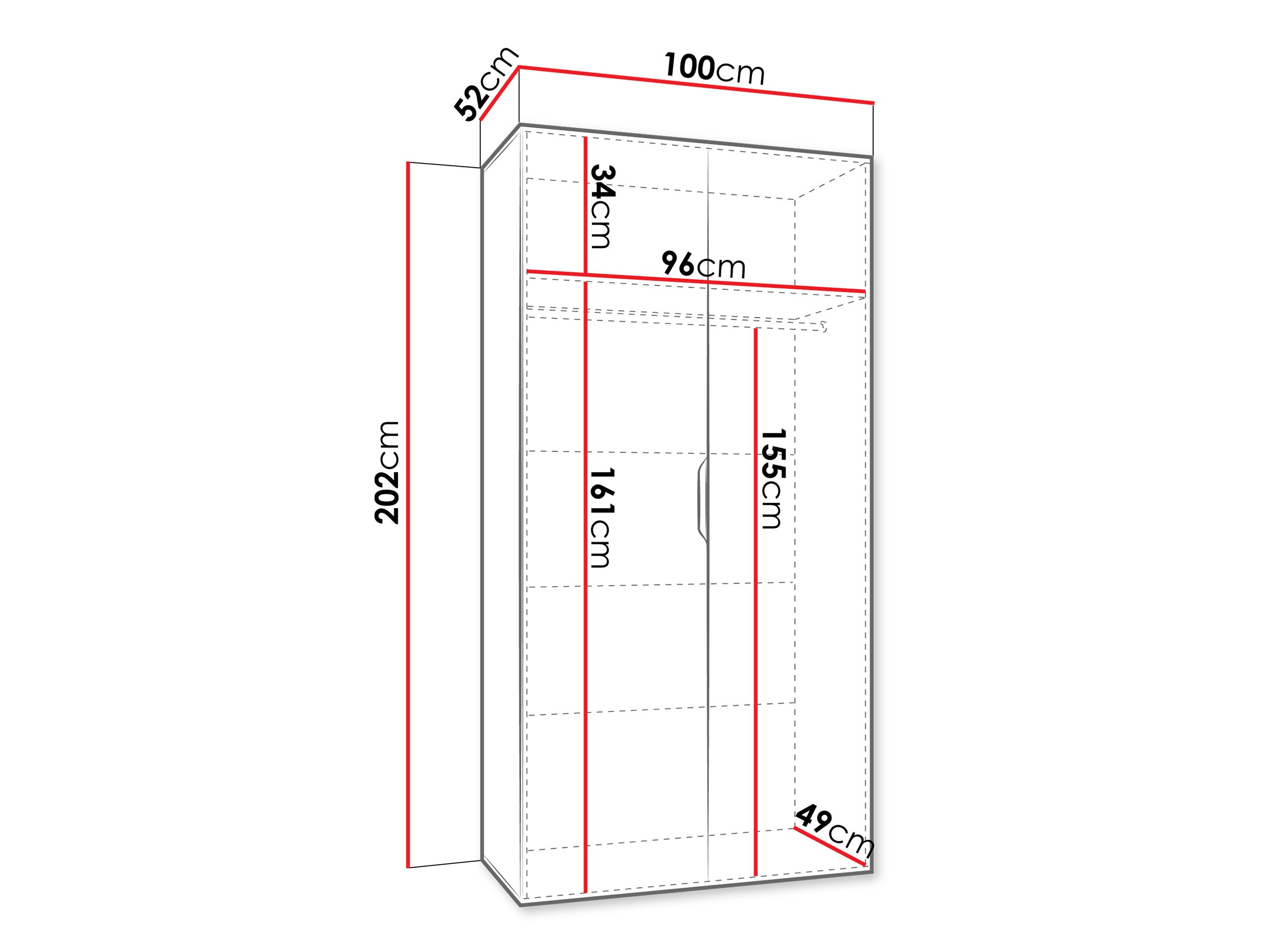 Armoire Hartford 618 (Noyer)