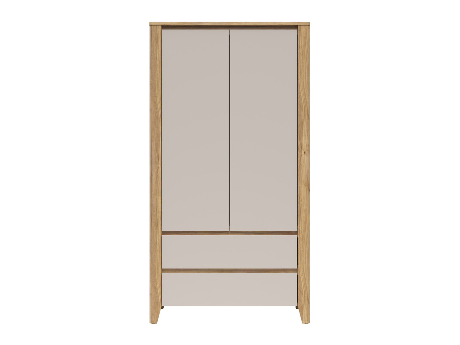 Armoire Talduno 103 (Chêne clair + Cachemire)