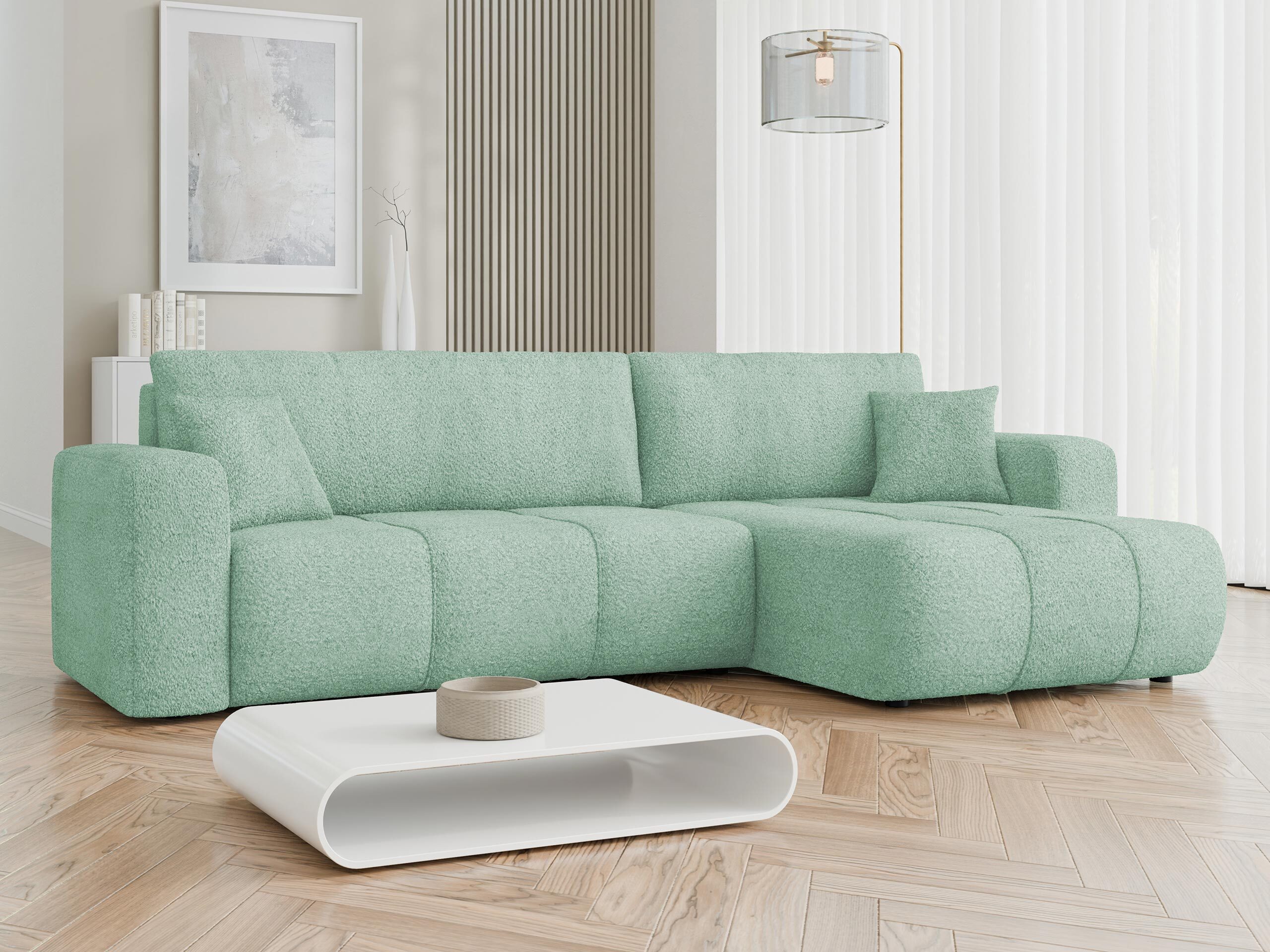 Canapé d'angle Comfivo Laurus I (Coral 55)