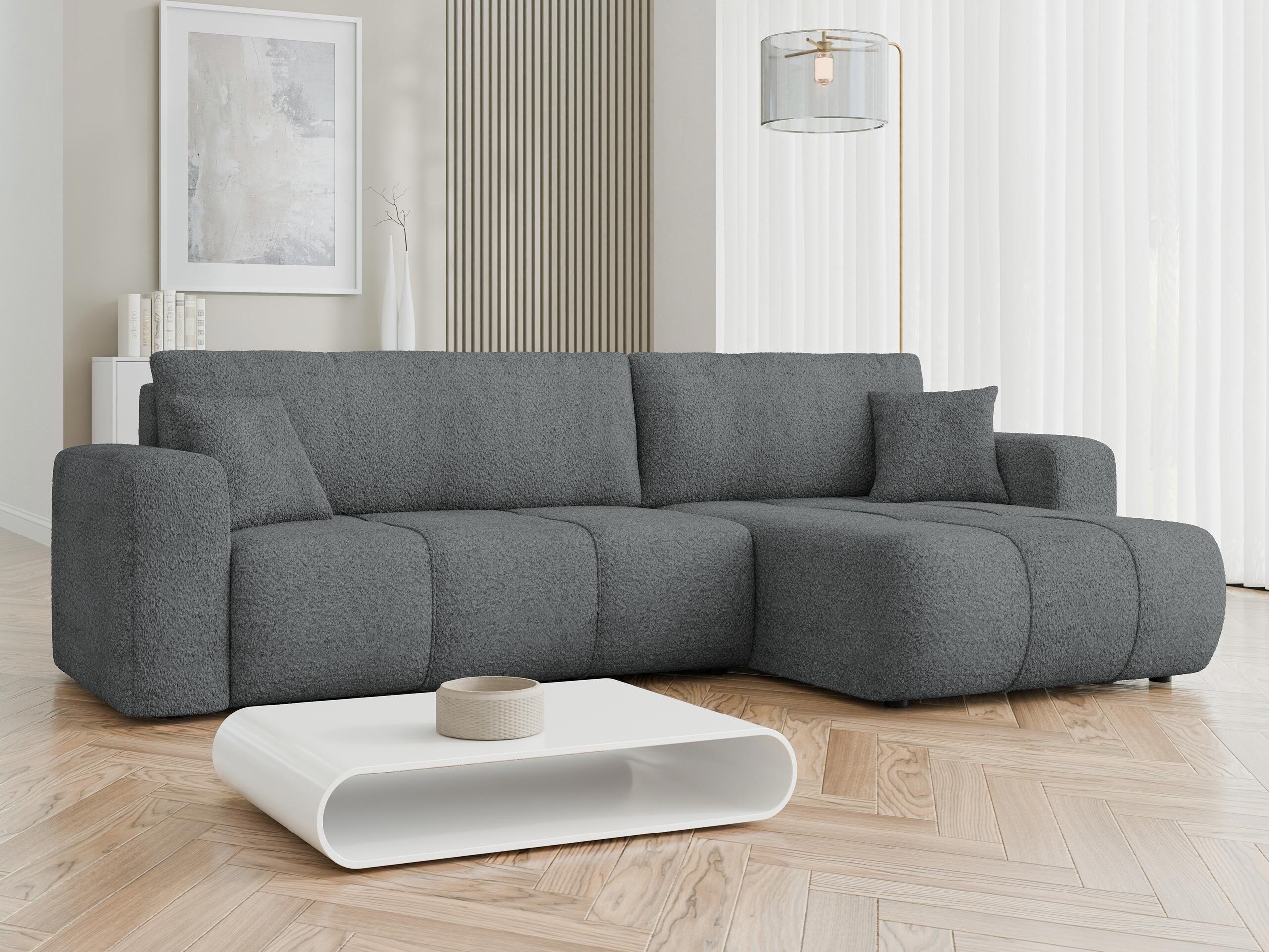 Canapé d'angle Comfivo Laurus I (Coral 80)