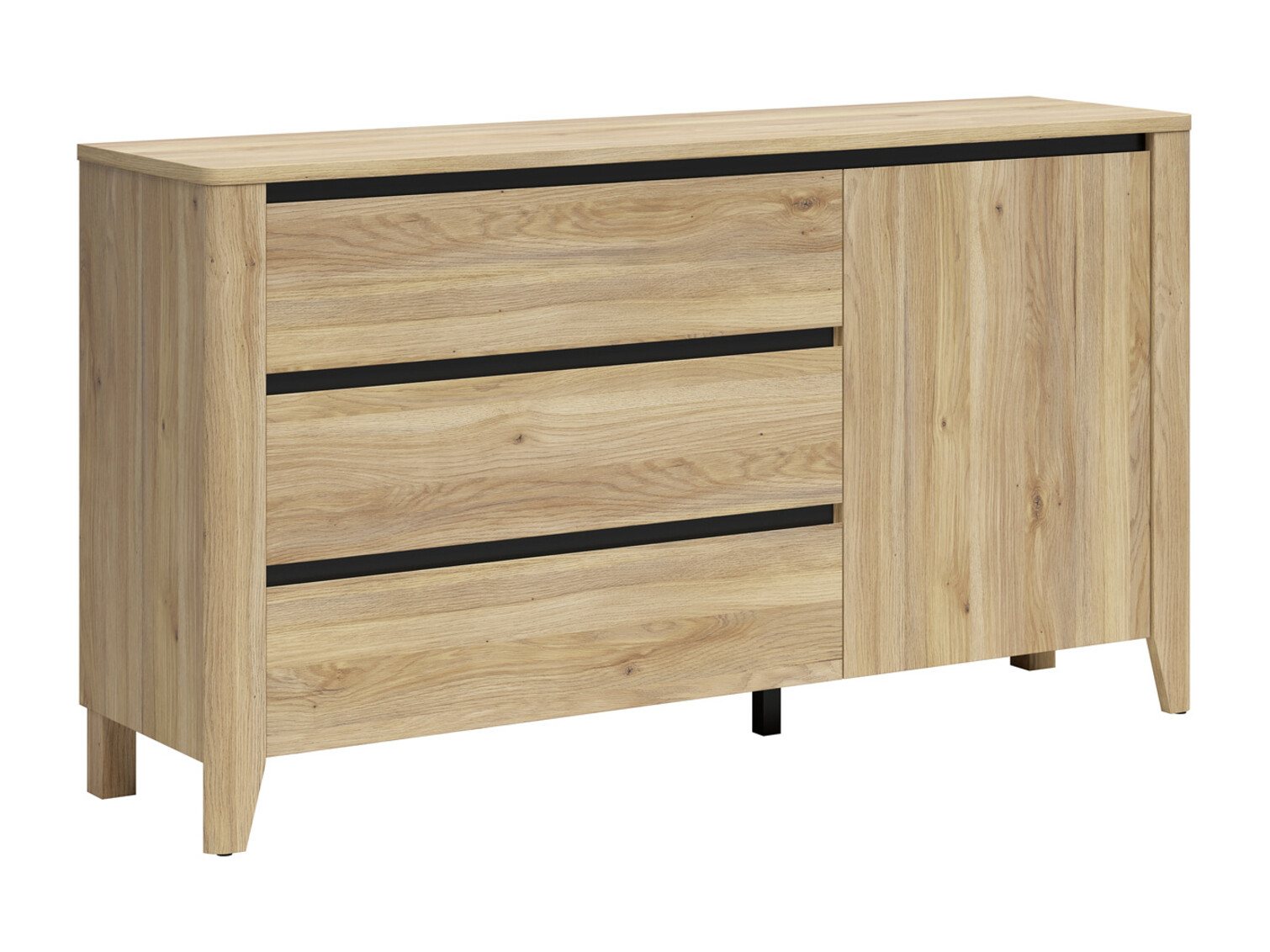 Commode Talduno 105 (Chêne clair)