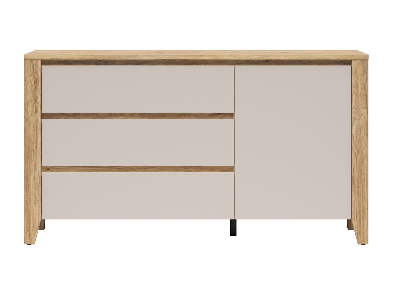 Commode Talduno 105 (Chêne clair + Cachemire)