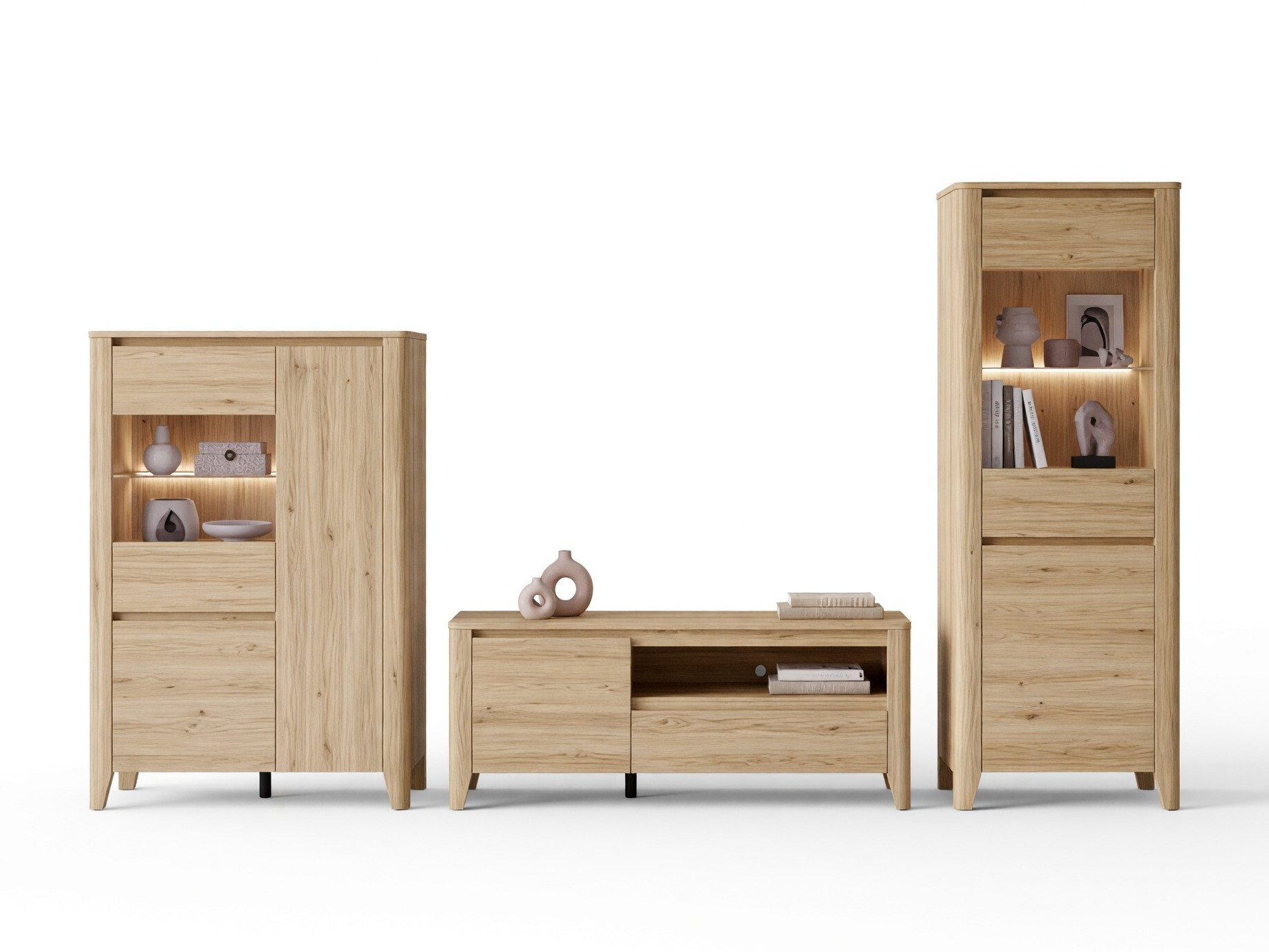 Ensemble de salon Talduno 108 (Chêne clair)