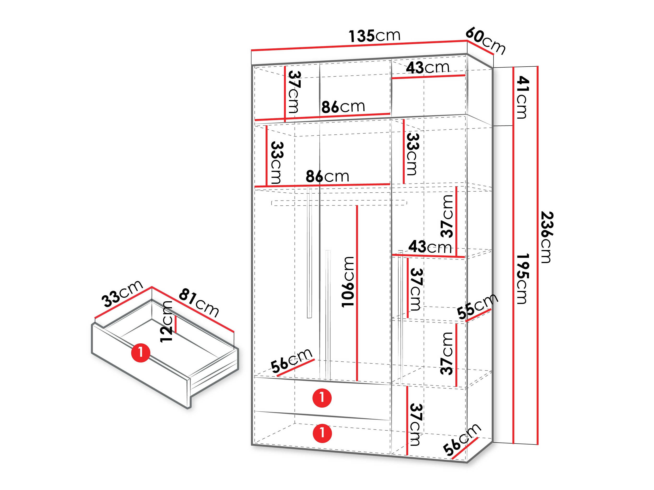 Armoire Etruva 100