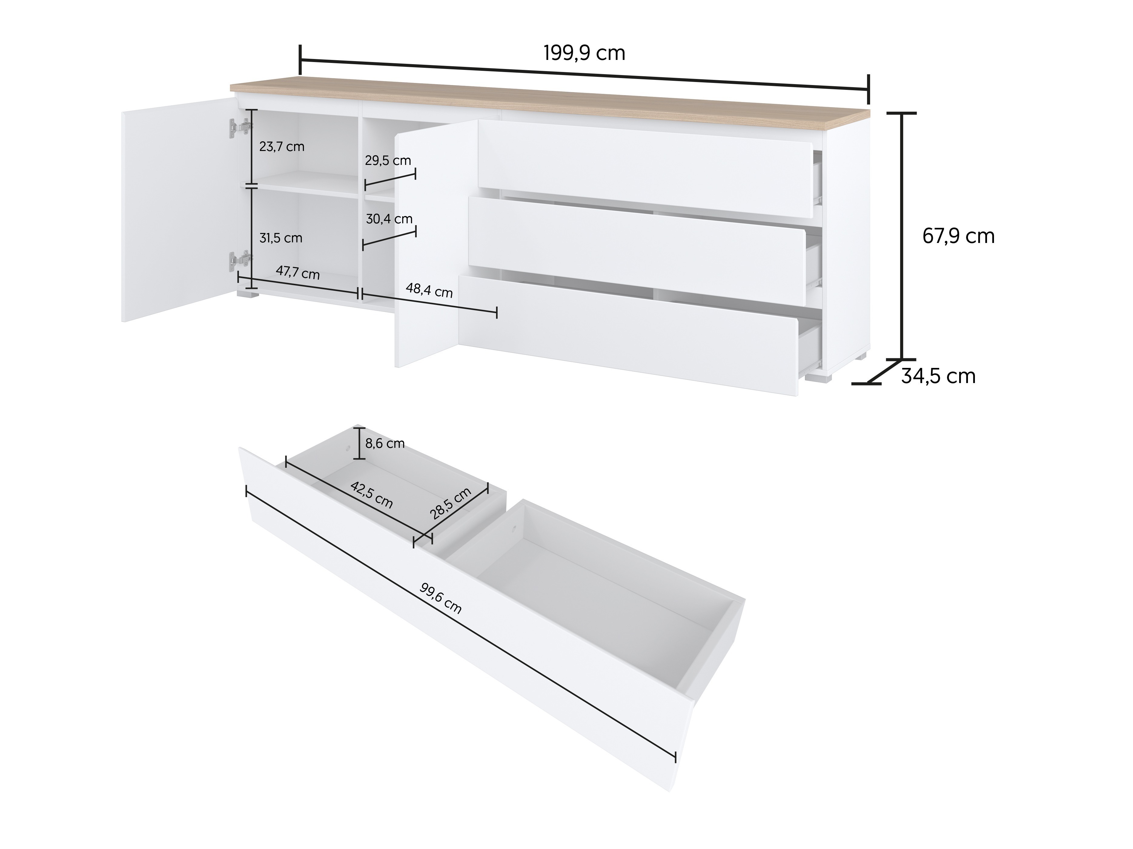 Commode Baletu 107 (Cachemire)
