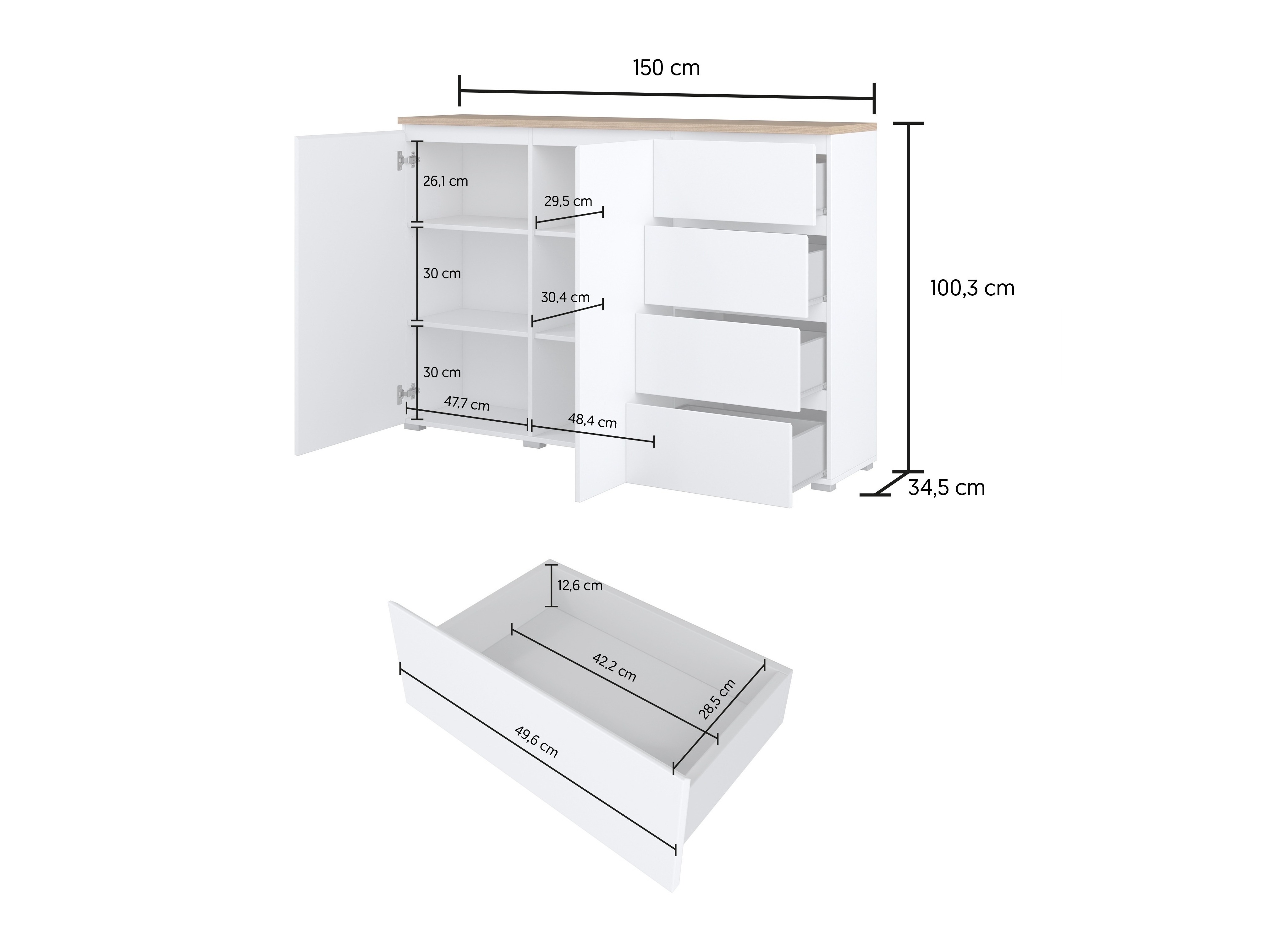 Commode Baletu 109 (Cachemire)
