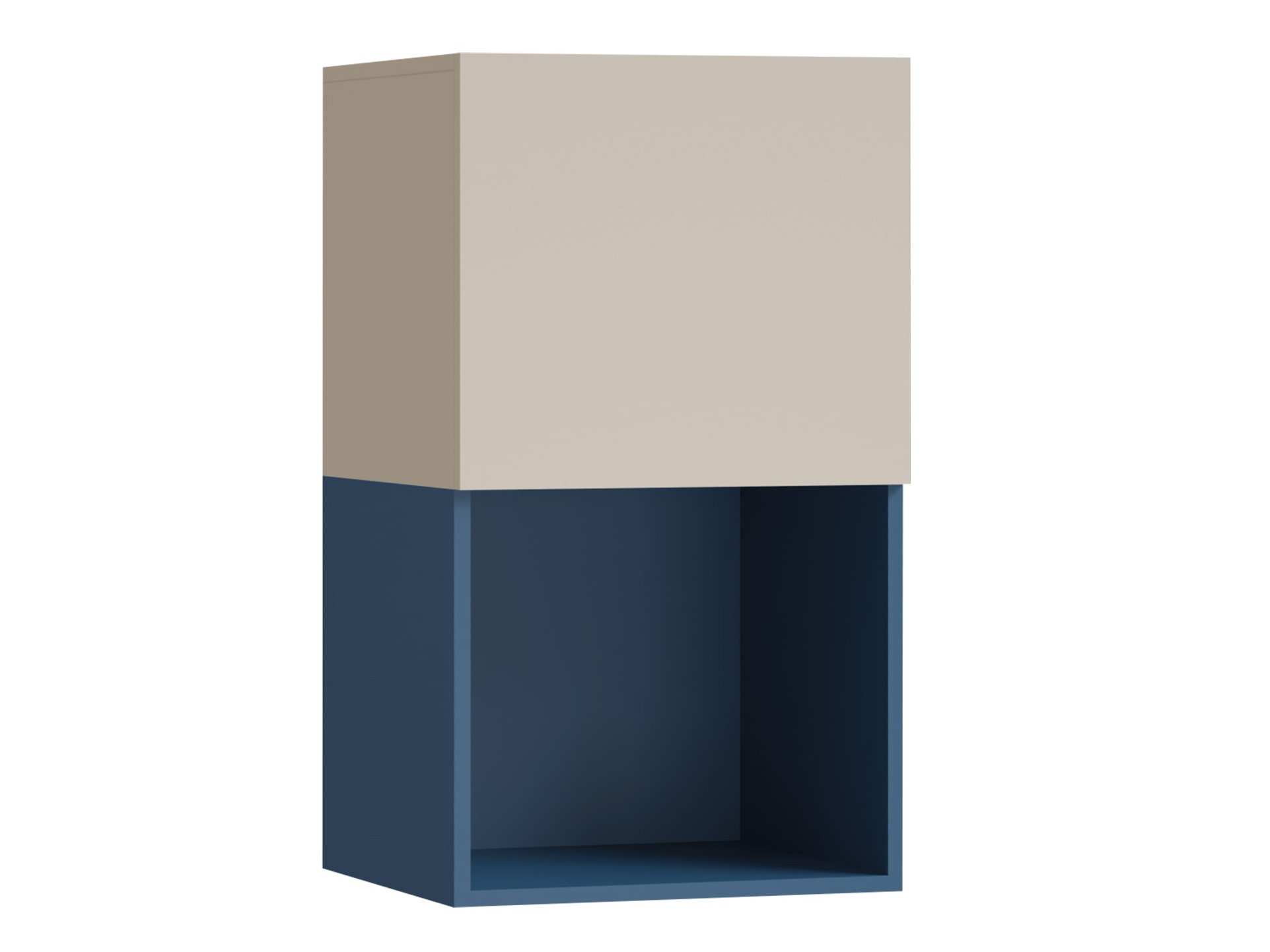 Armoire murale Etruva 113 (Cachemire + Bleu)