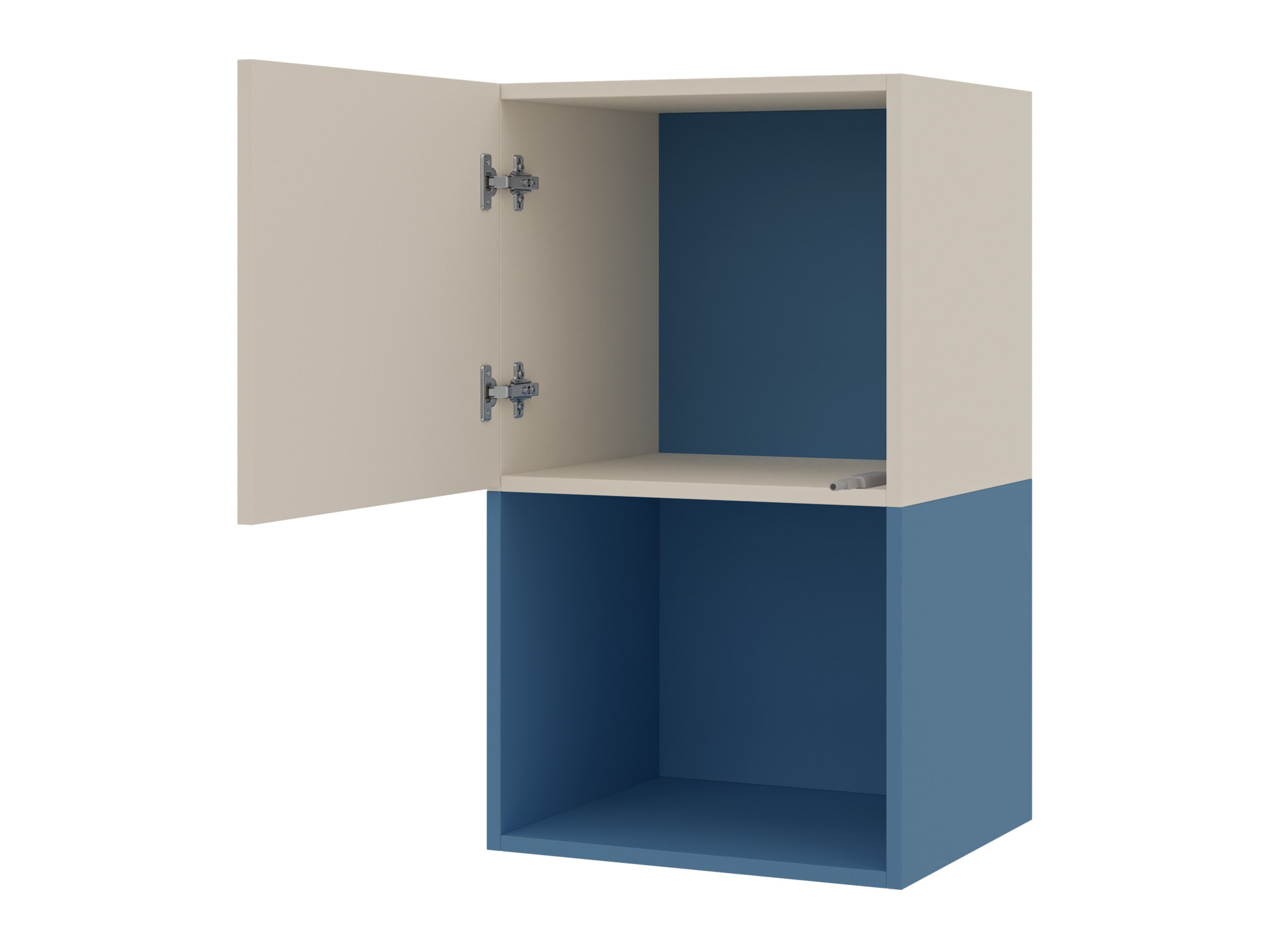 Armoire murale Etruva 113 (Cachemire + Chêne)
