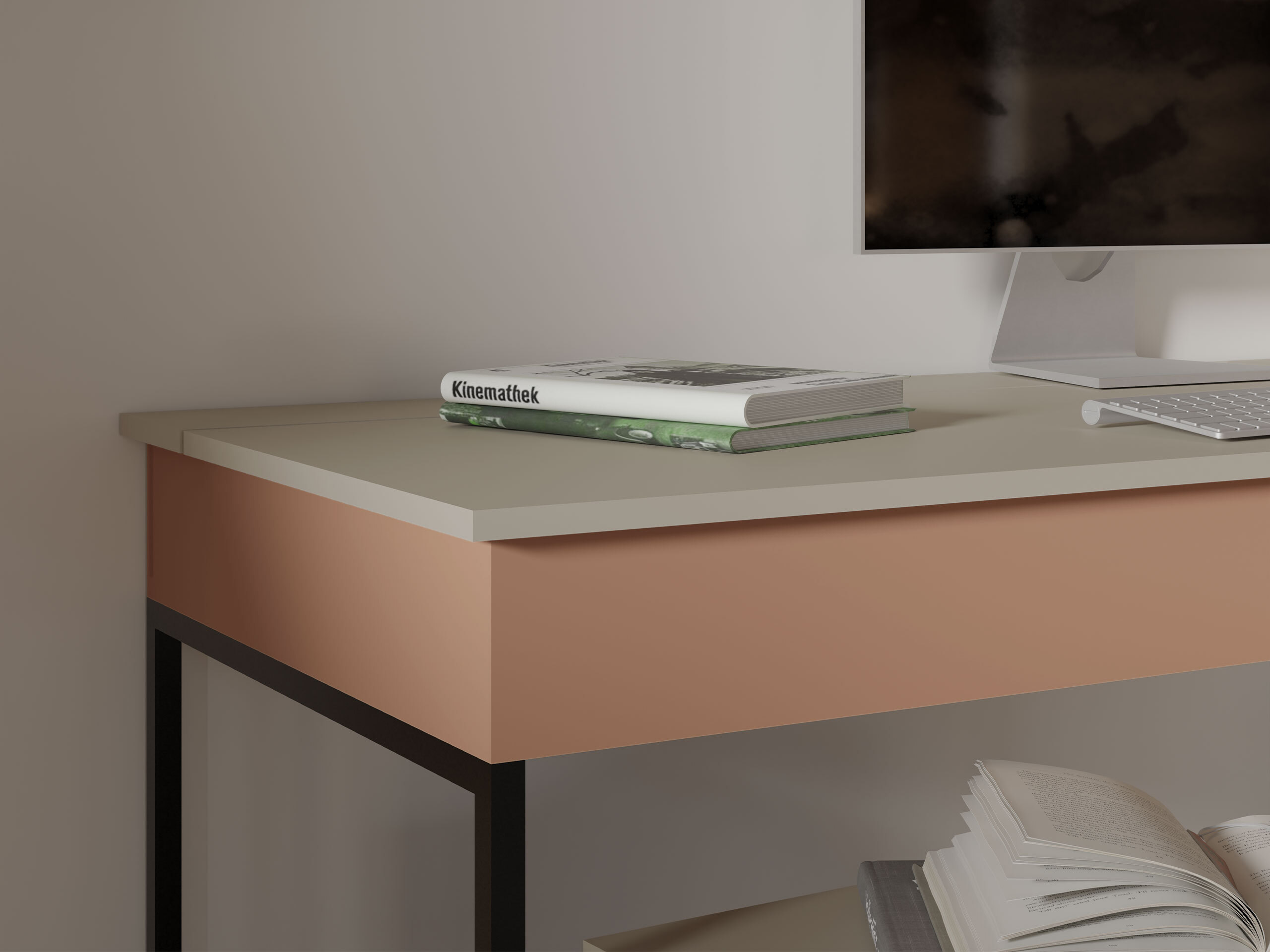Bureau Etruva 109 (Cachemire + Rose)