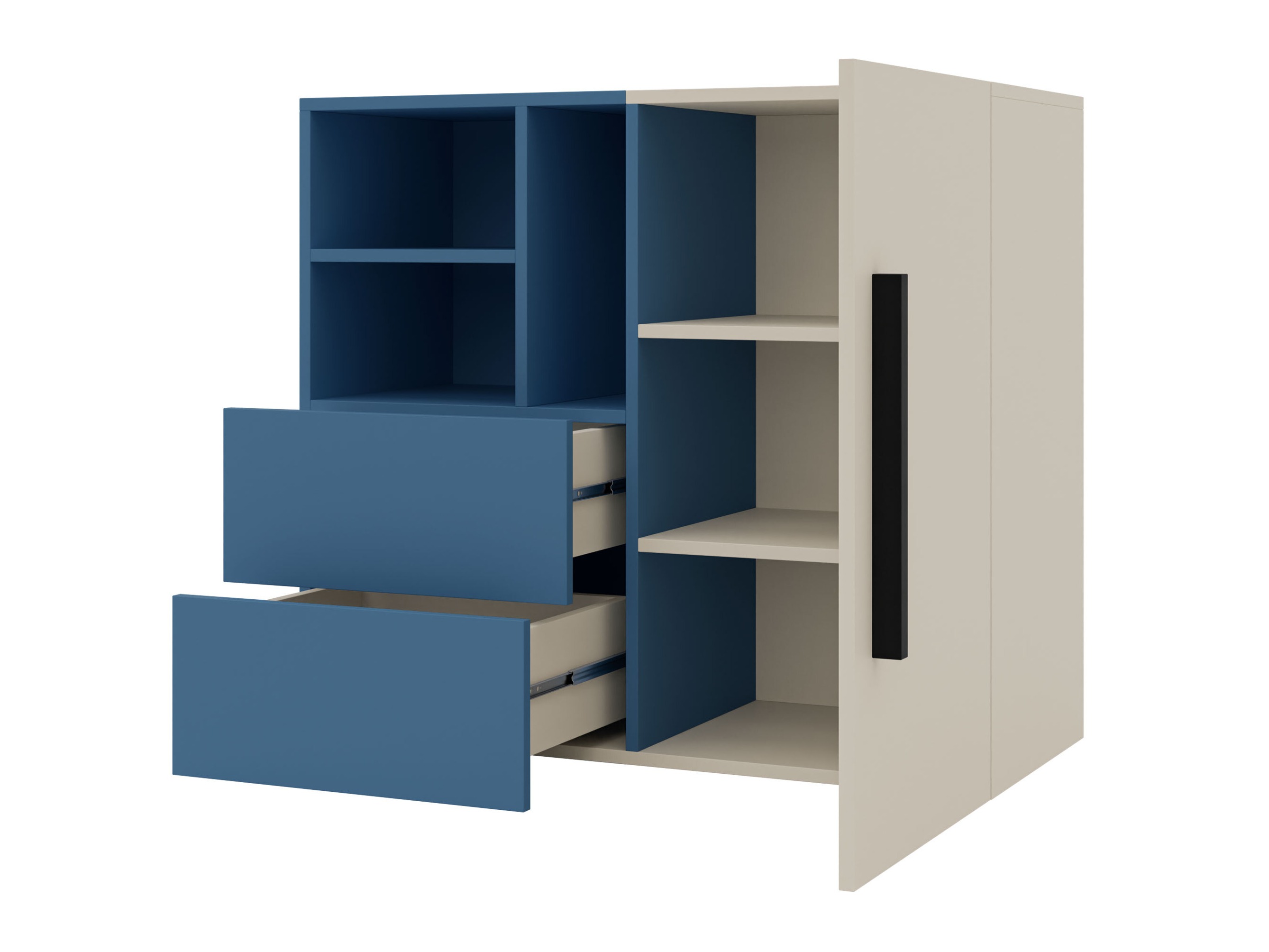 Commode Etruva 107 (Cachemire + Chêne)