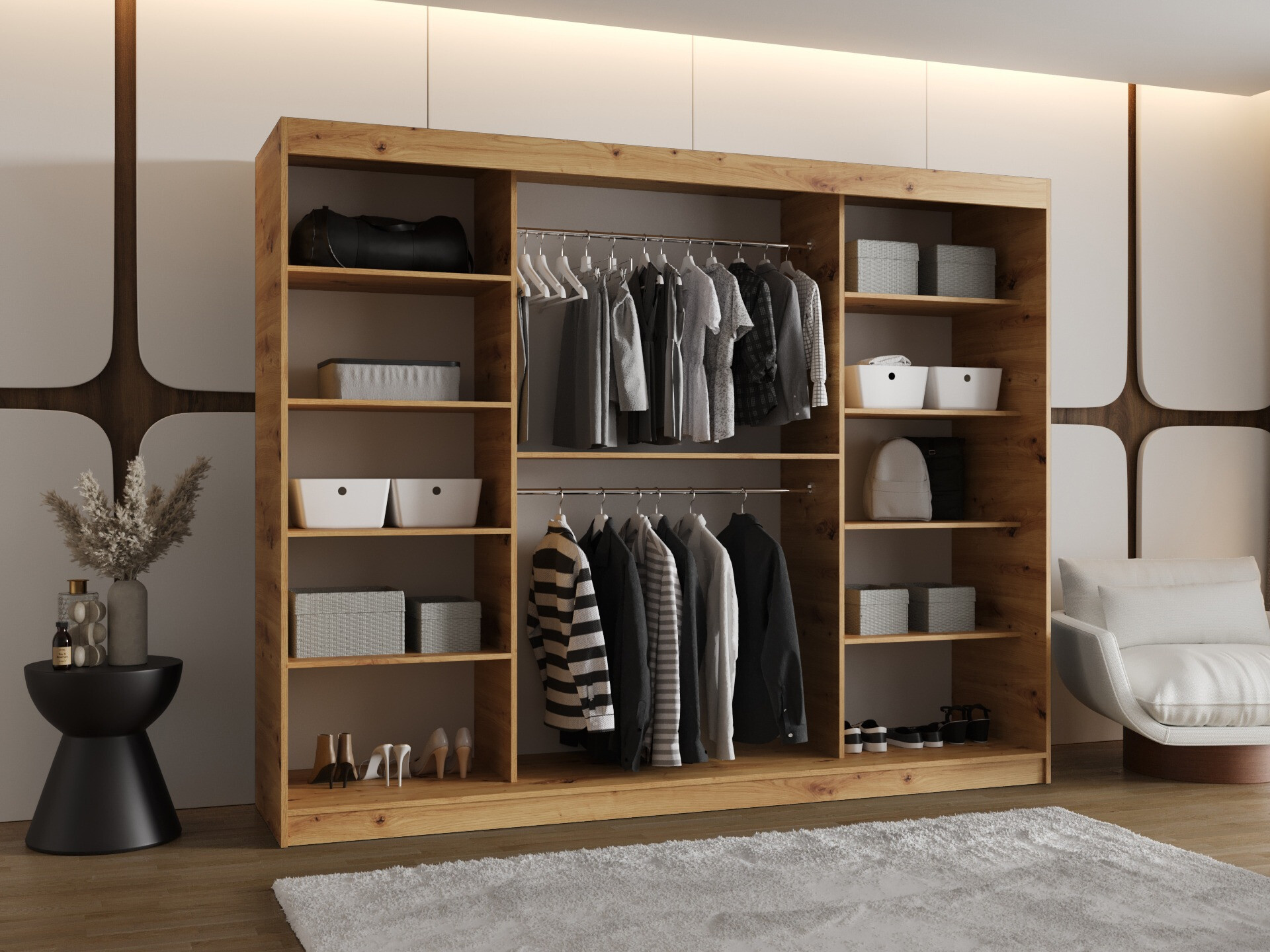 Armoire Hartford 497 (Chêne Artisan)
