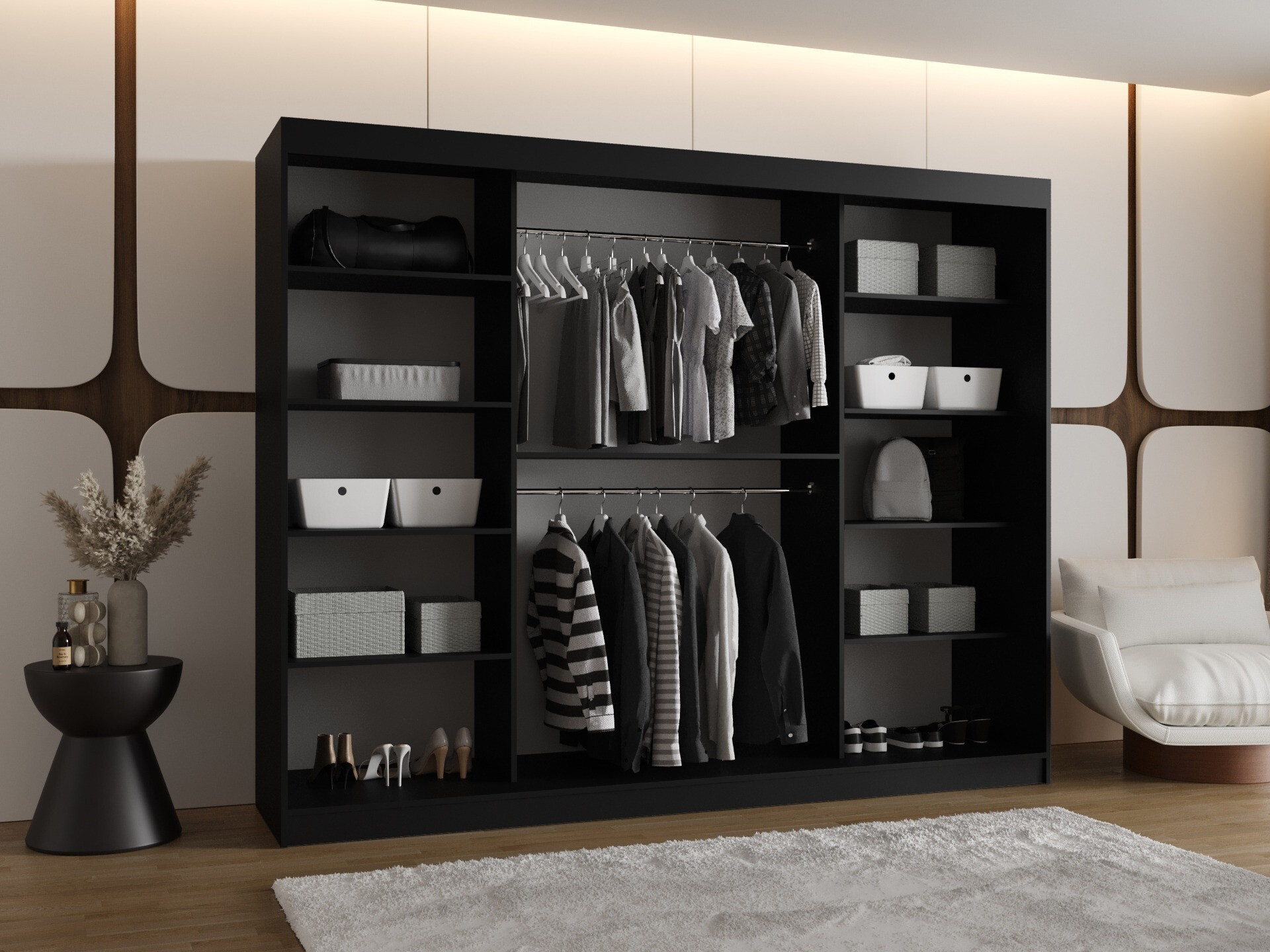 Armoire Hartford 497 (Noir)