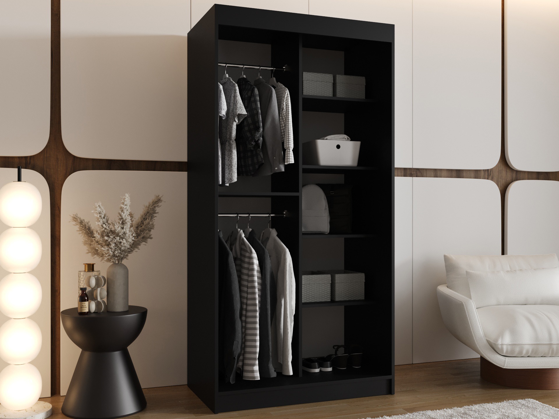 Armoire Hartford 498 (Noir)