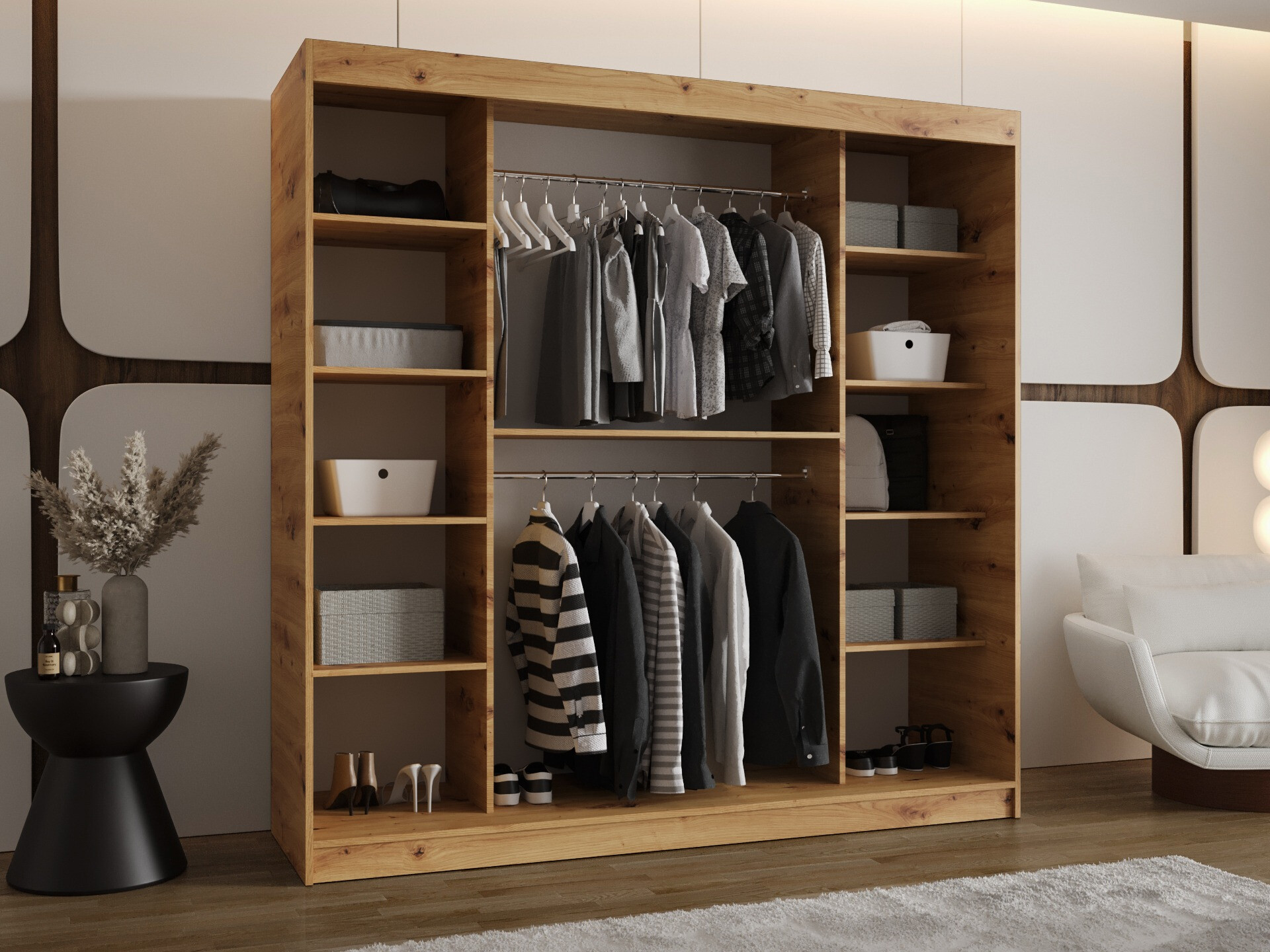 Armoire Hartford 499 (Chêne Artisan)