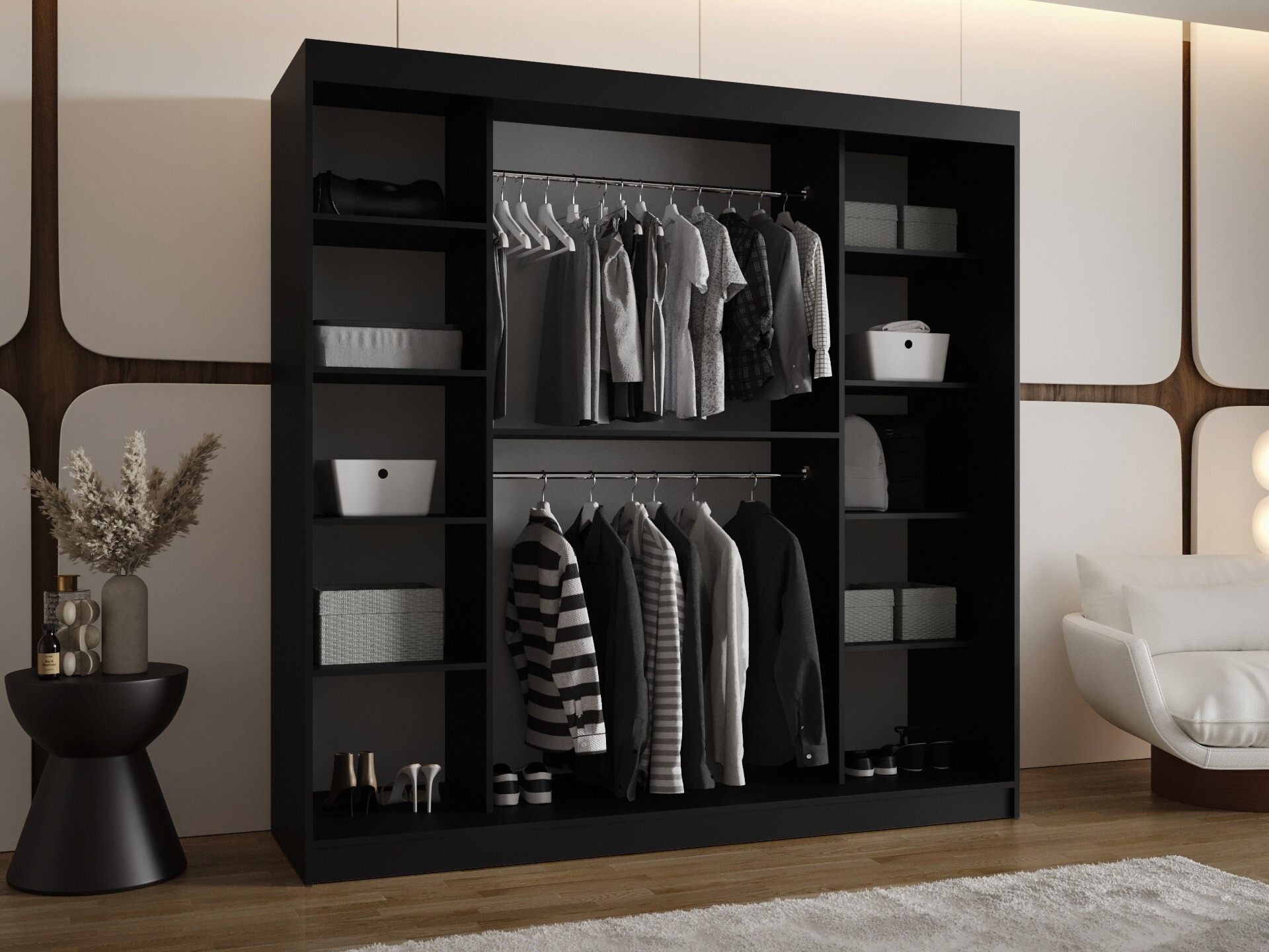 Armoire Hartford 499 (Noir)