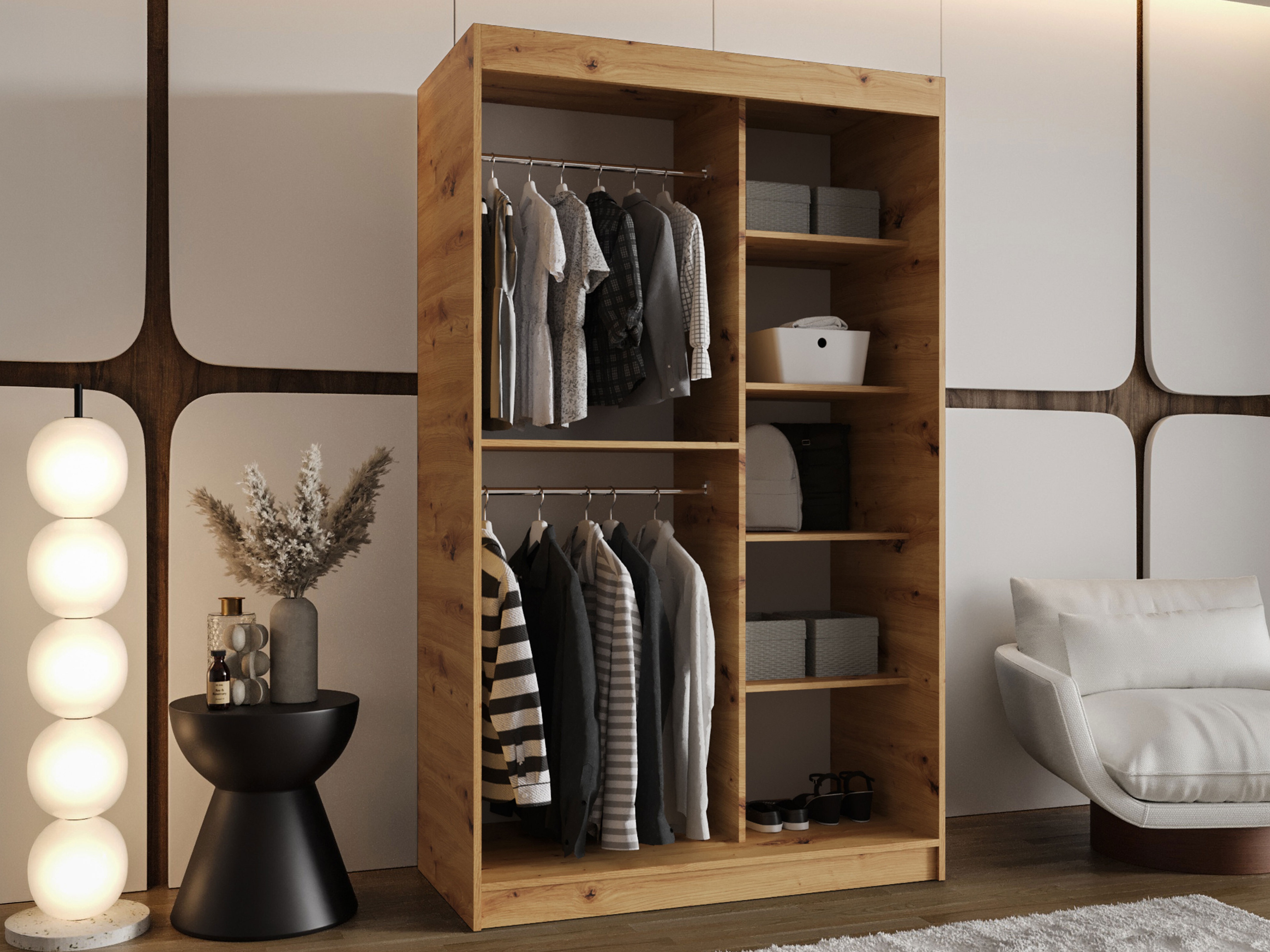 Armoire Hartford 501 (Chêne Artisan)