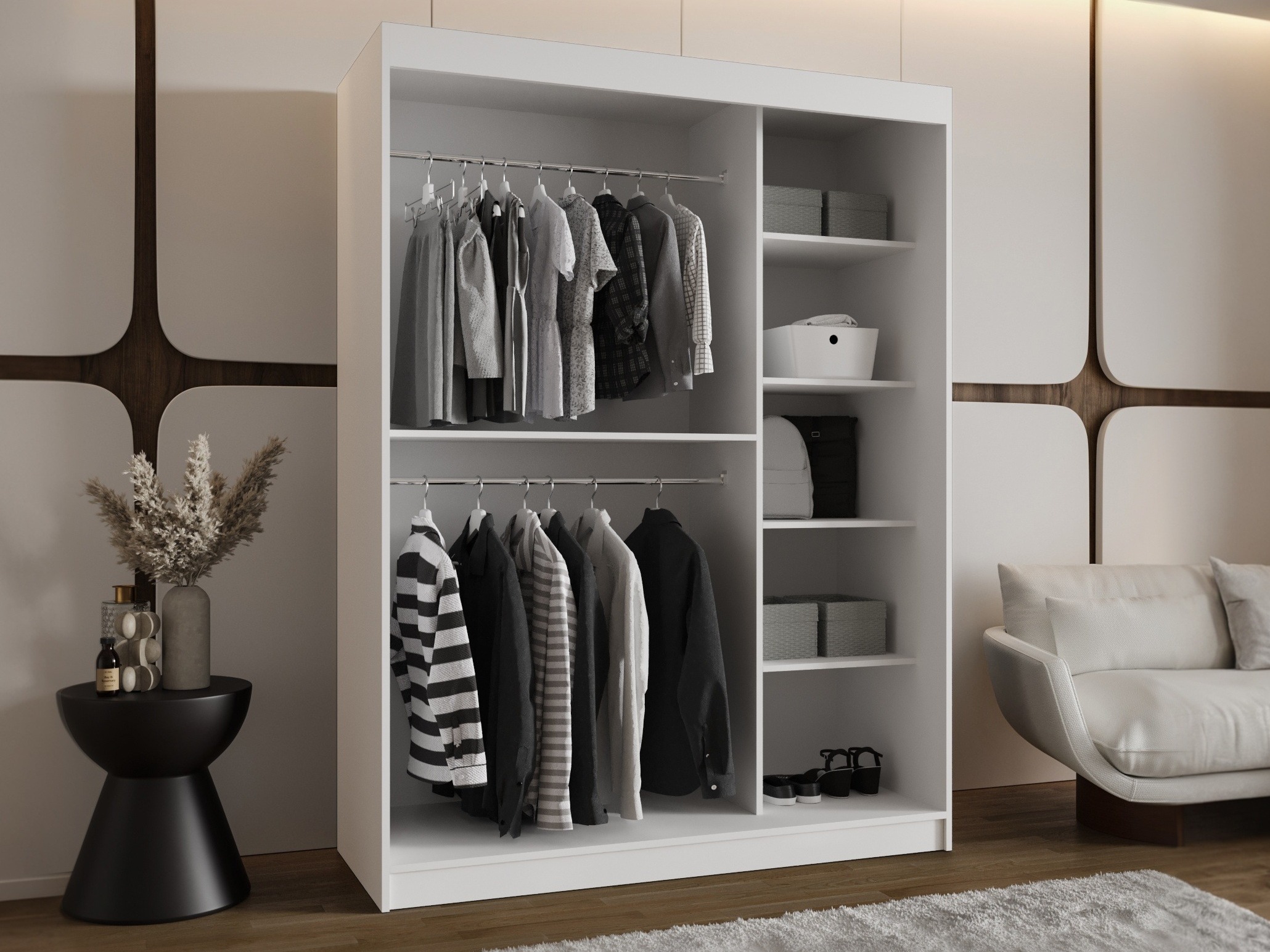 Armoire Hartford 502 (Blanc)