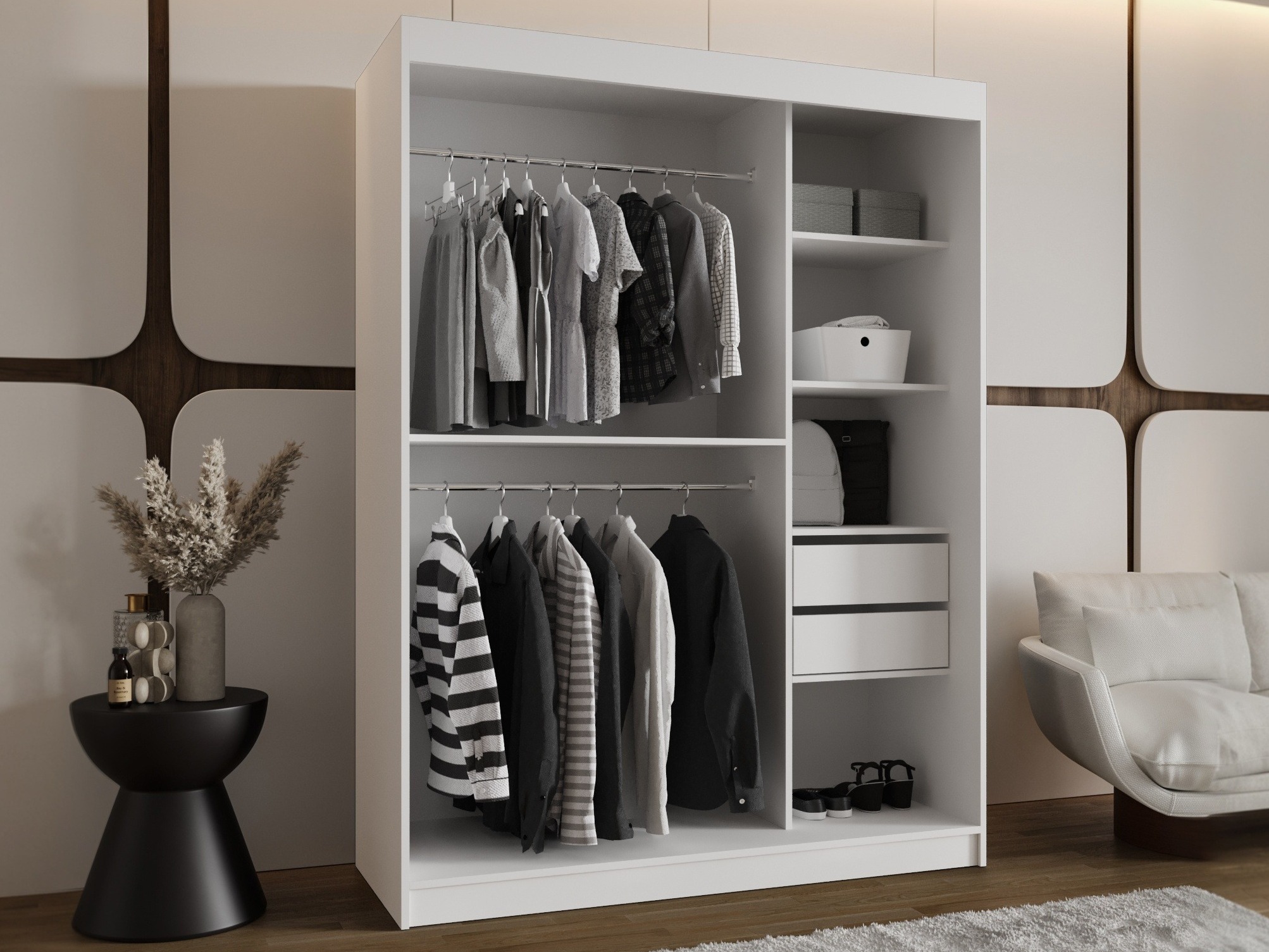 Armoire Hartford 502 (Blanc)