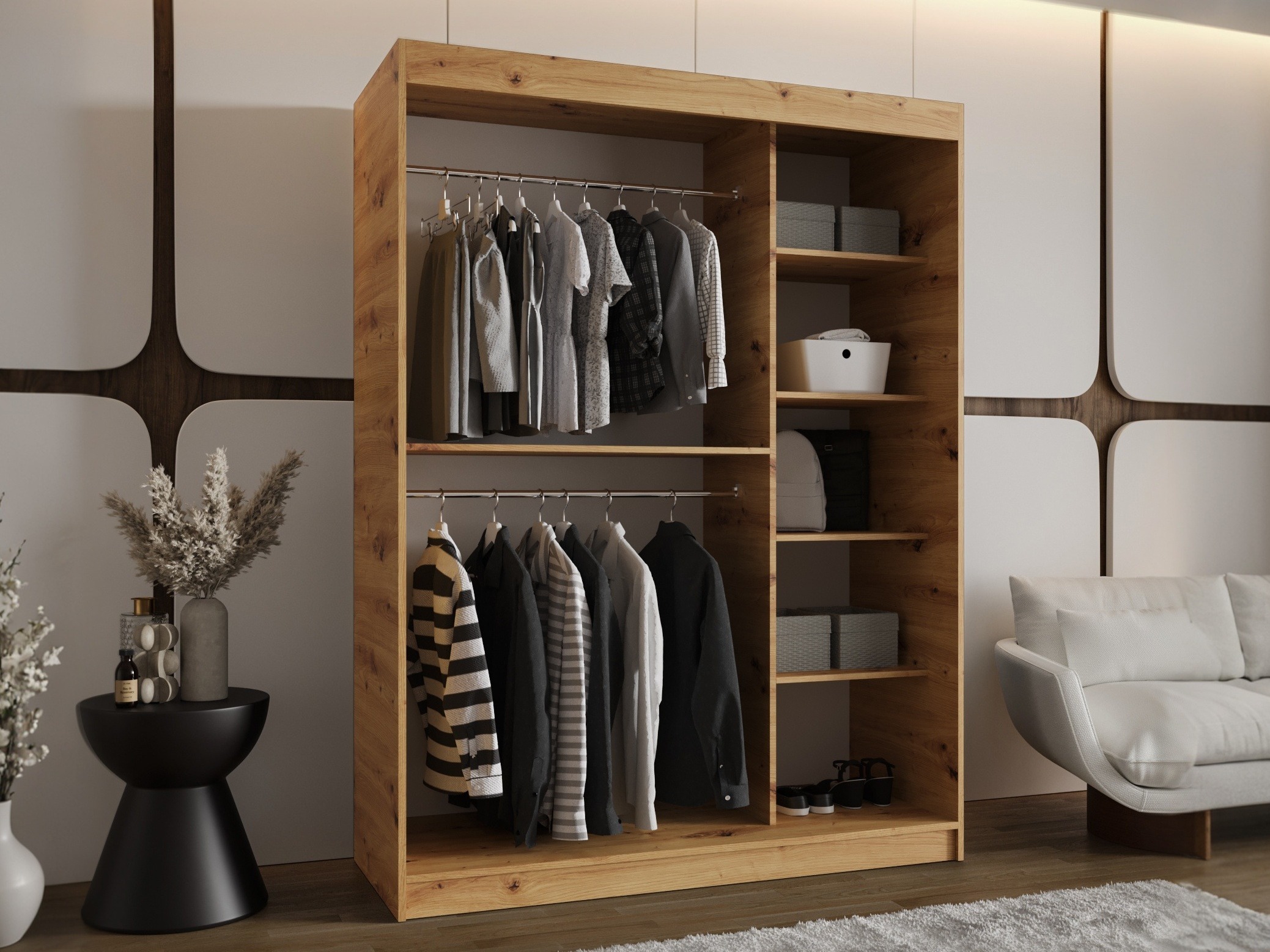 Armoire Hartford 503 (Chêne Artisan)