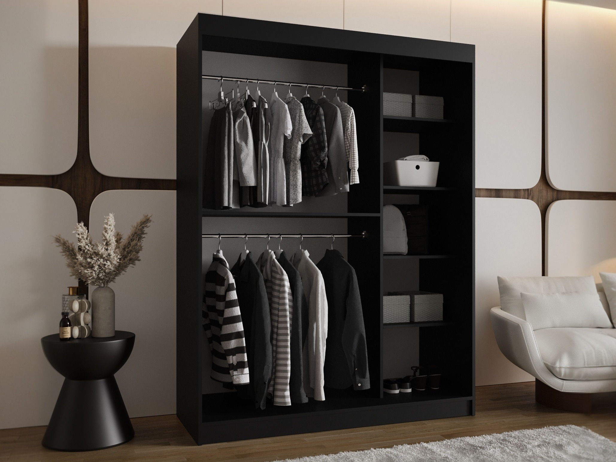 Armoire Hartford 503 (Noir)
