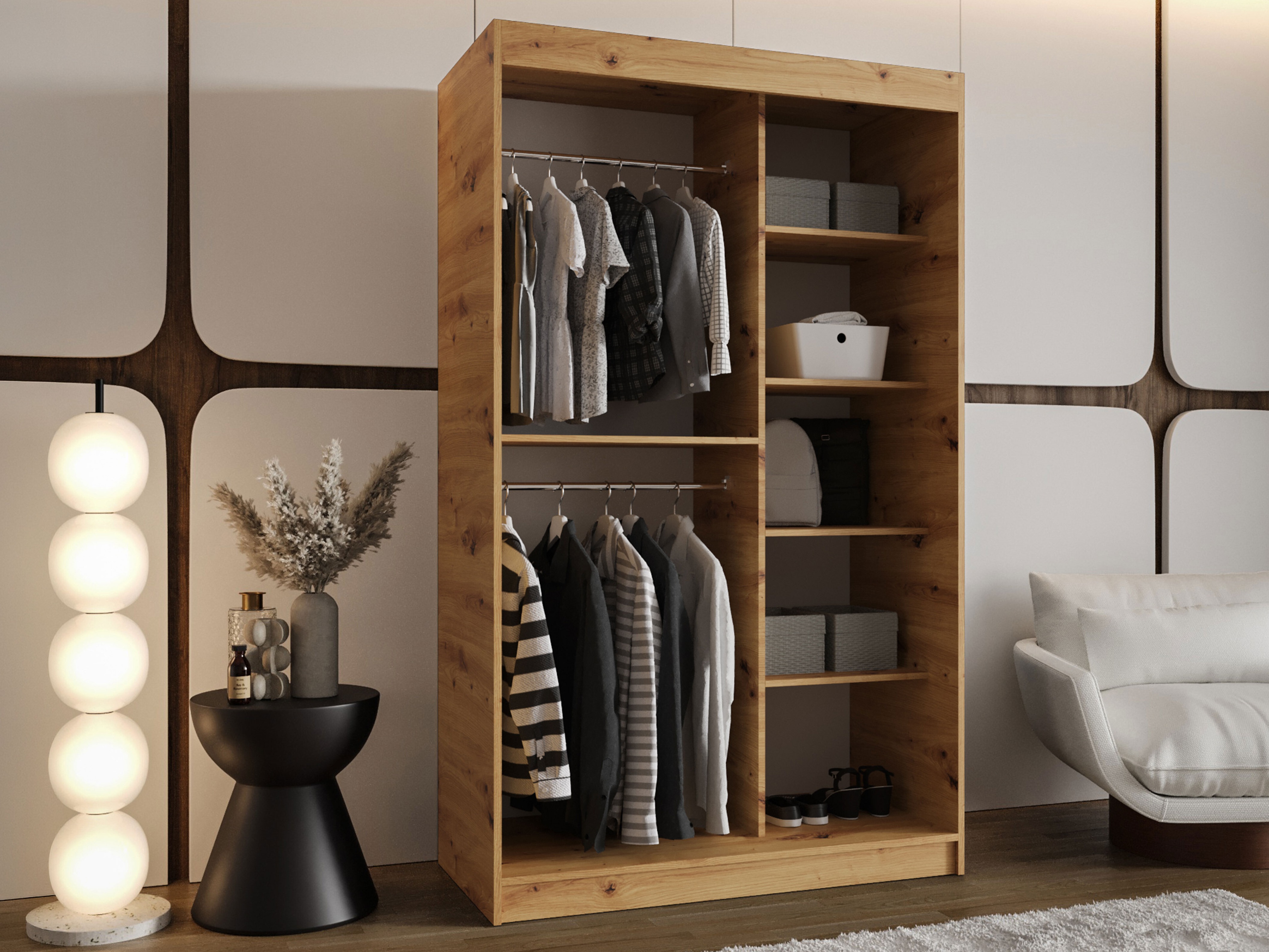 Armoire Hartford 504 (Chêne Artisan)