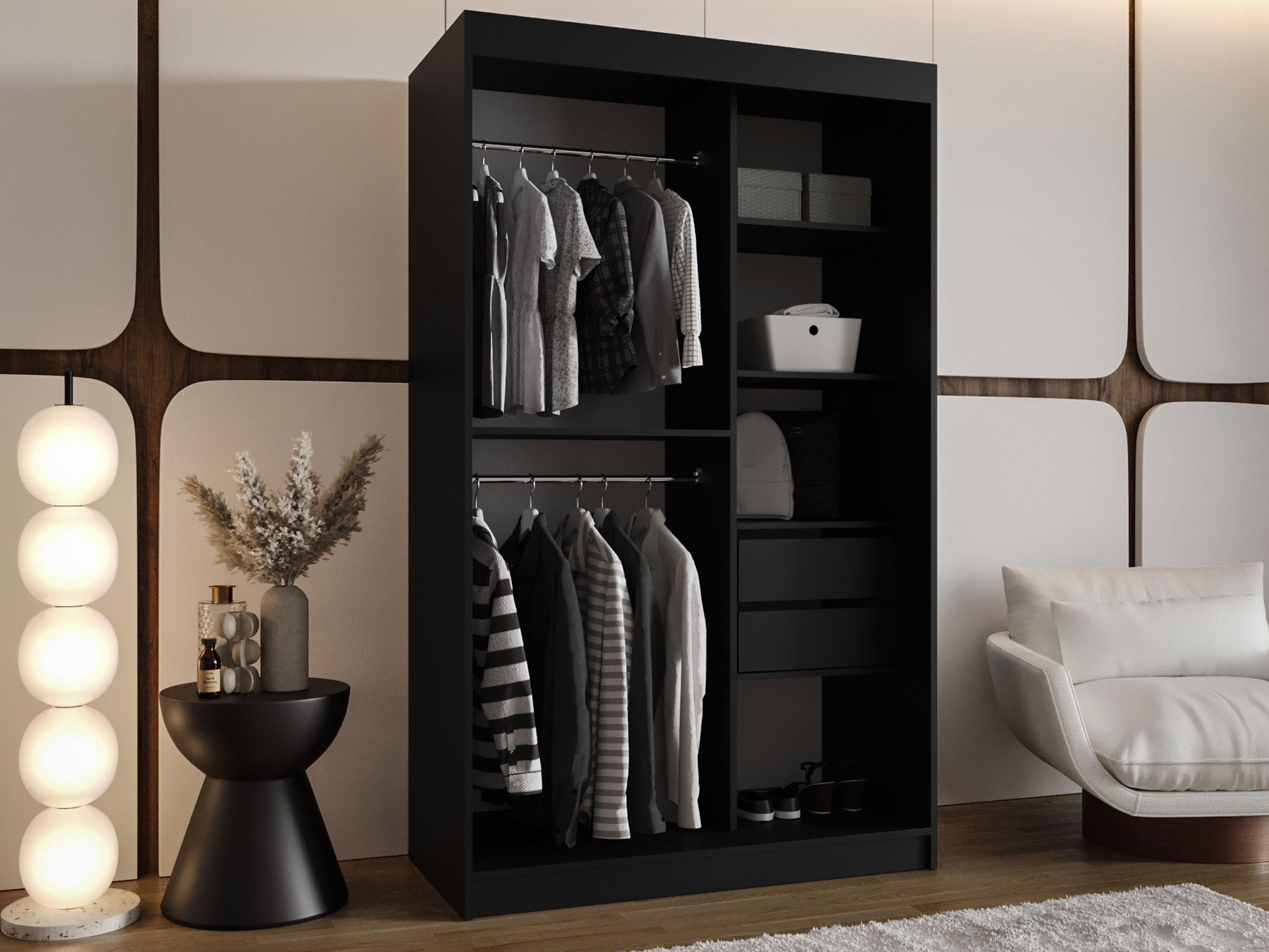 Armoire Hartford 504 (Noir)