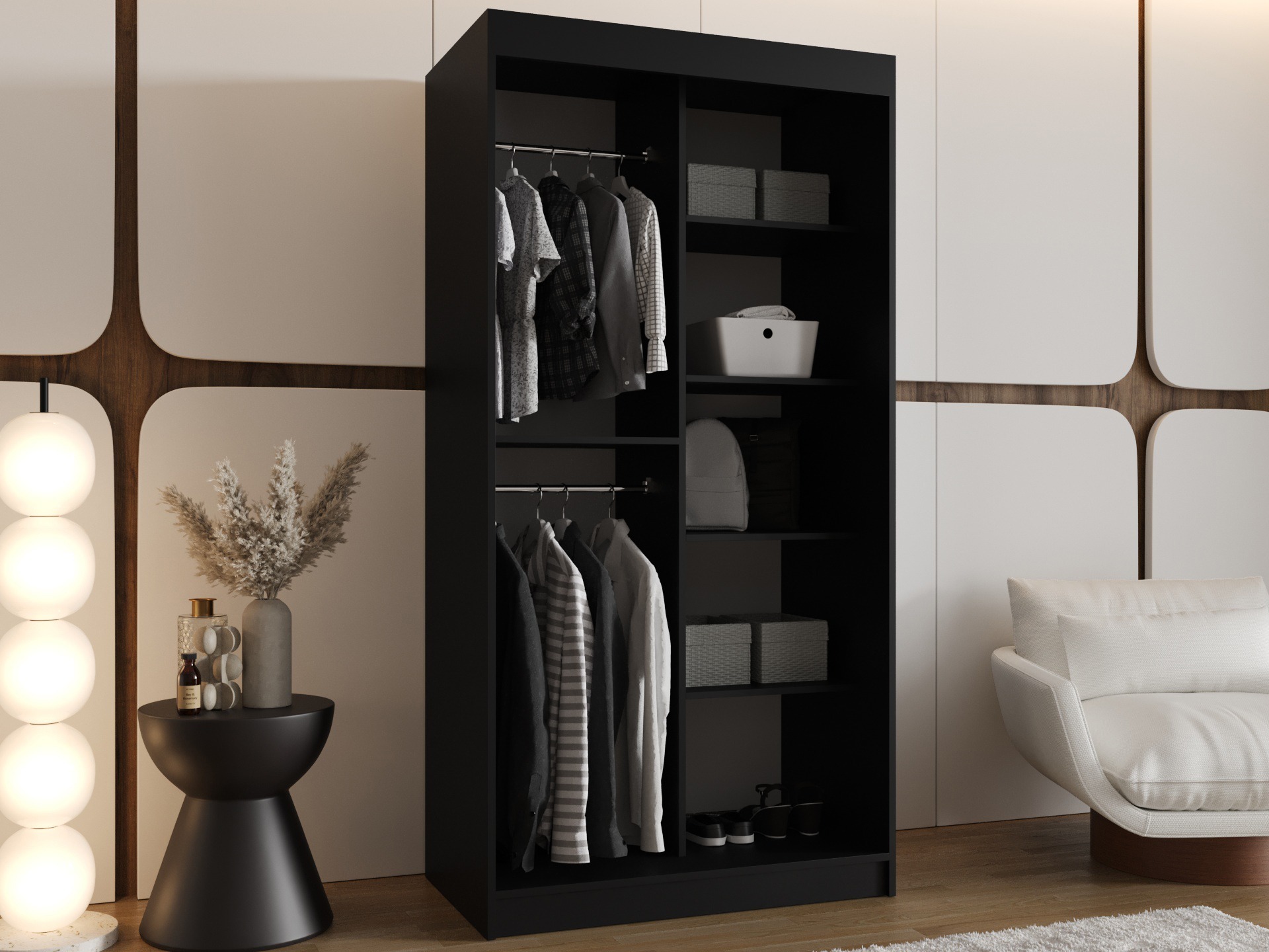 Armoire Hartford 505 (Noir)