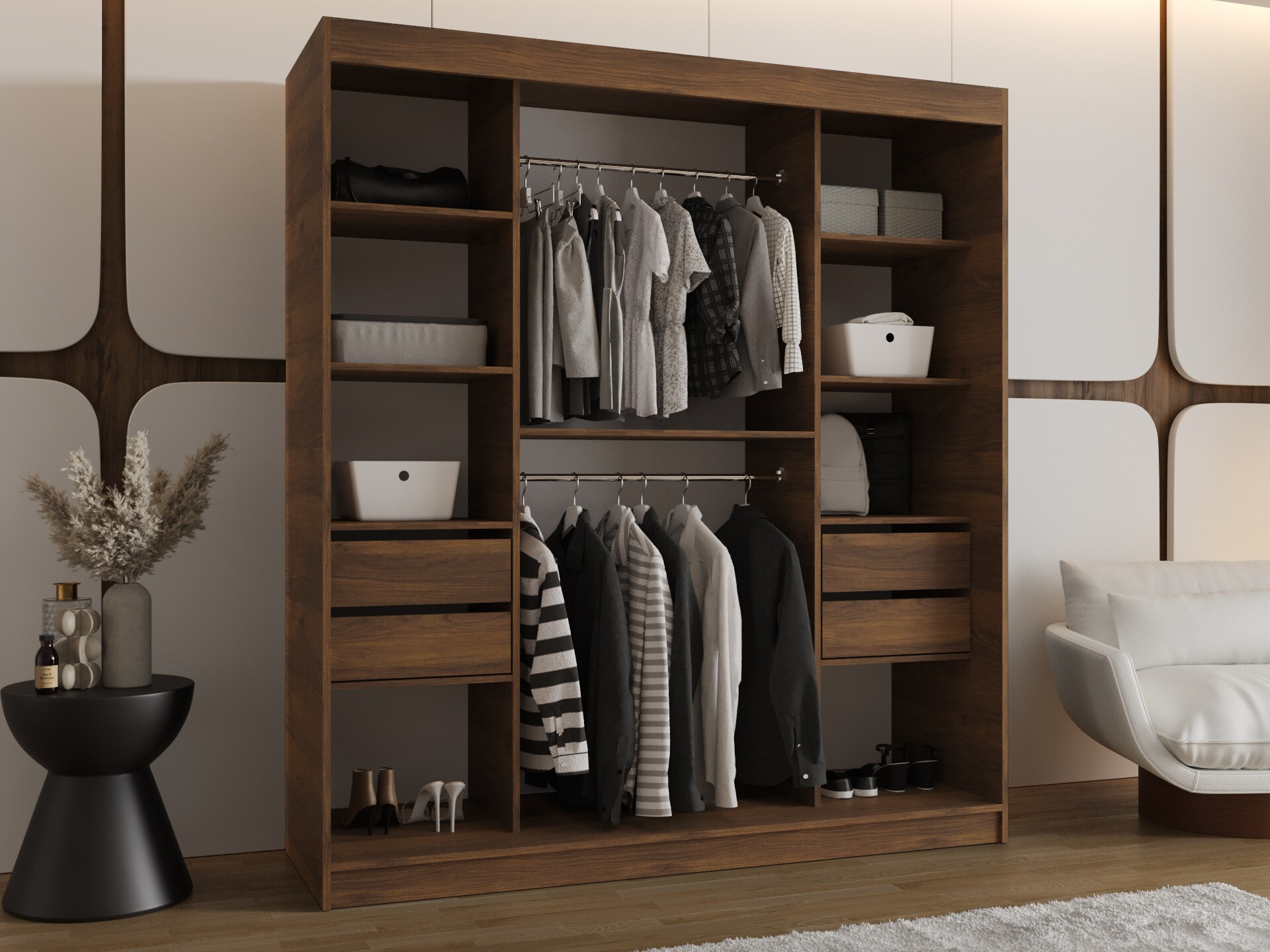 Armoire Hartford 506 (Noyer)