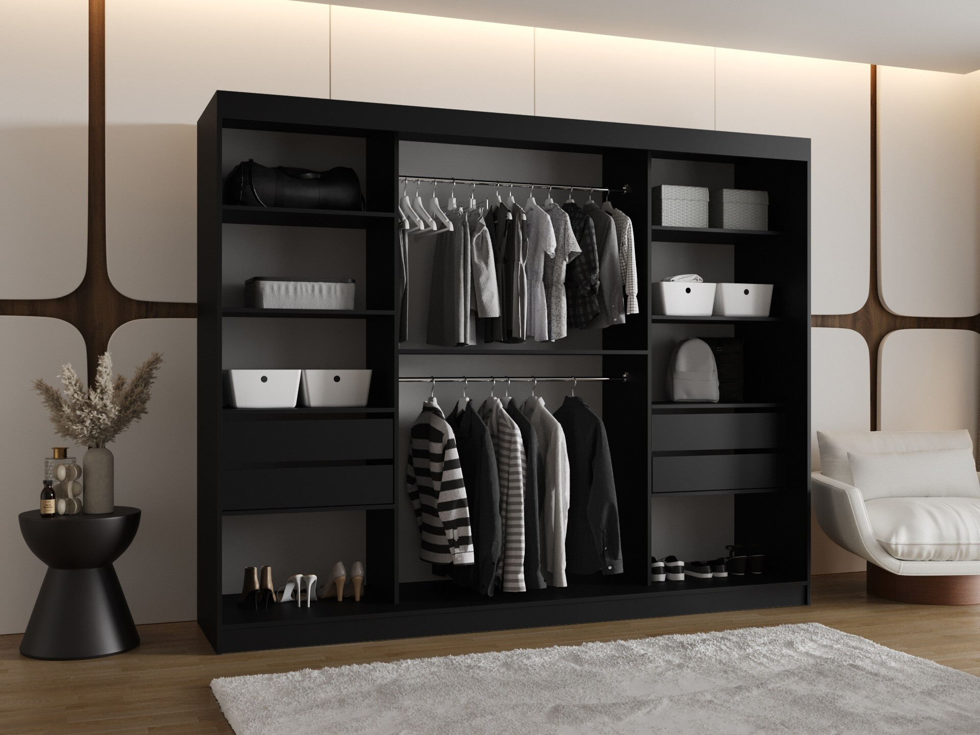 Armoire Hartford 508 (Noir)