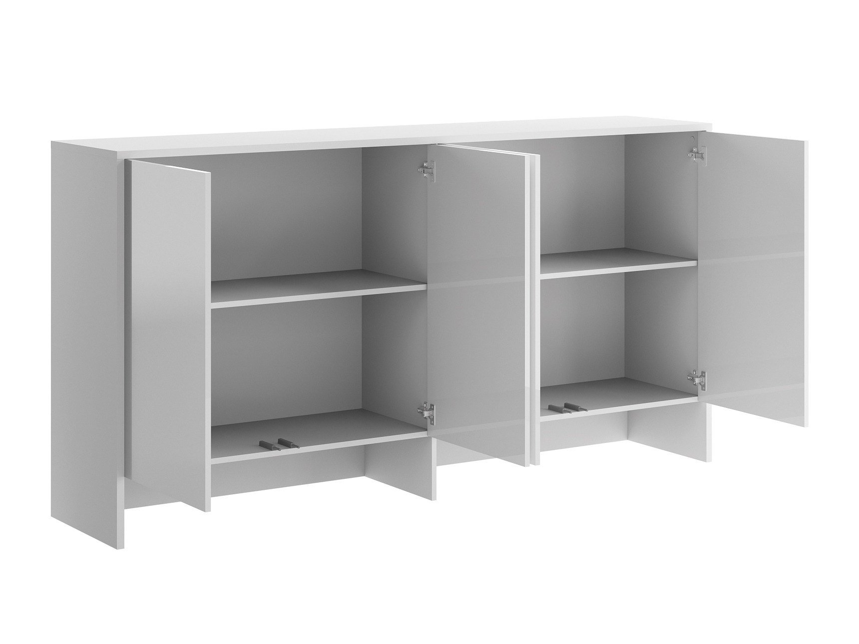 Buffet Concept Lenart V (Blanc + Blanc brillant)