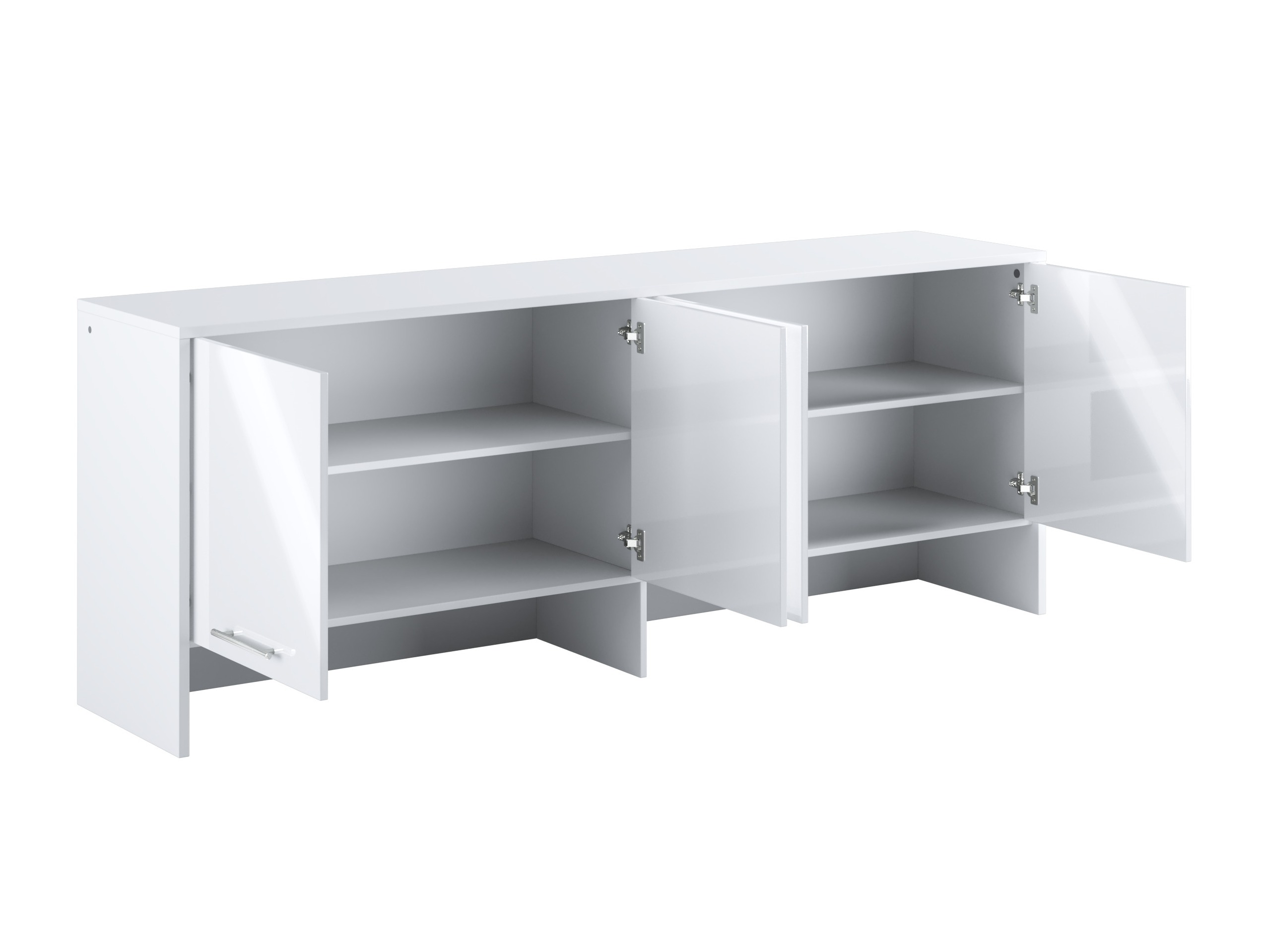Buffet Concept Pro Lenart I (Blanc + Blanc brillant)