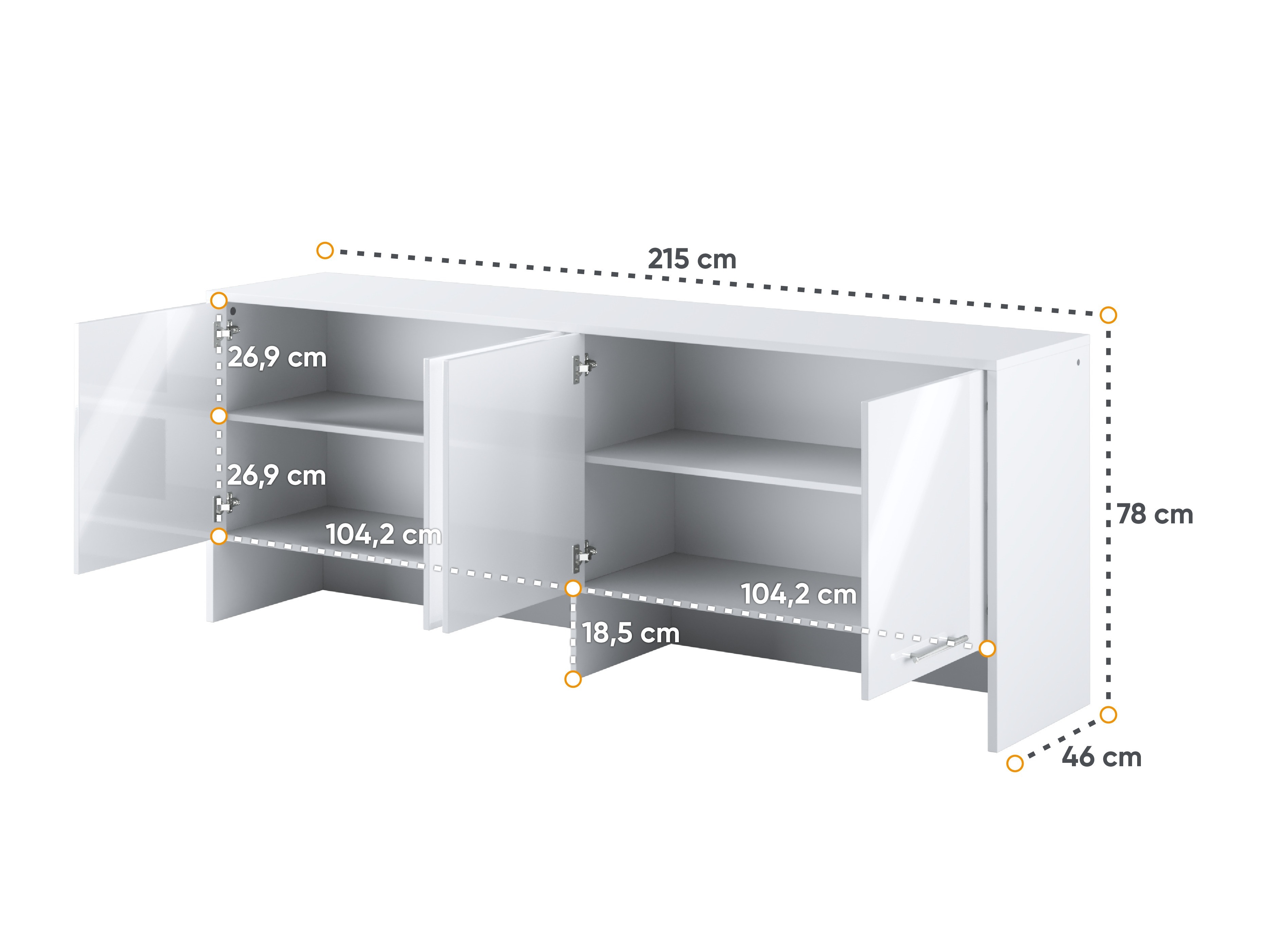 Buffet Concept Pro Lenart I (Gris)